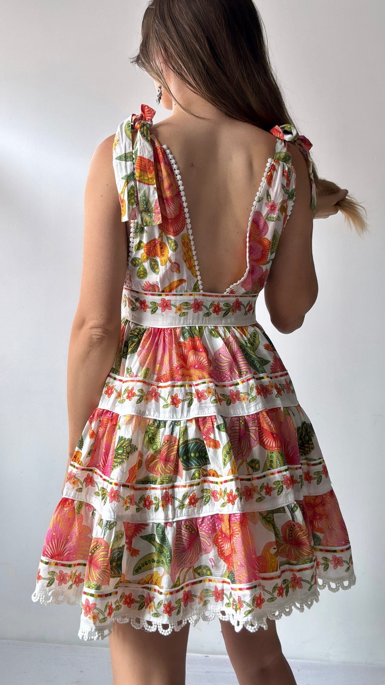 Farm Rio Dress Farm Rio Hidden Parrot Dress