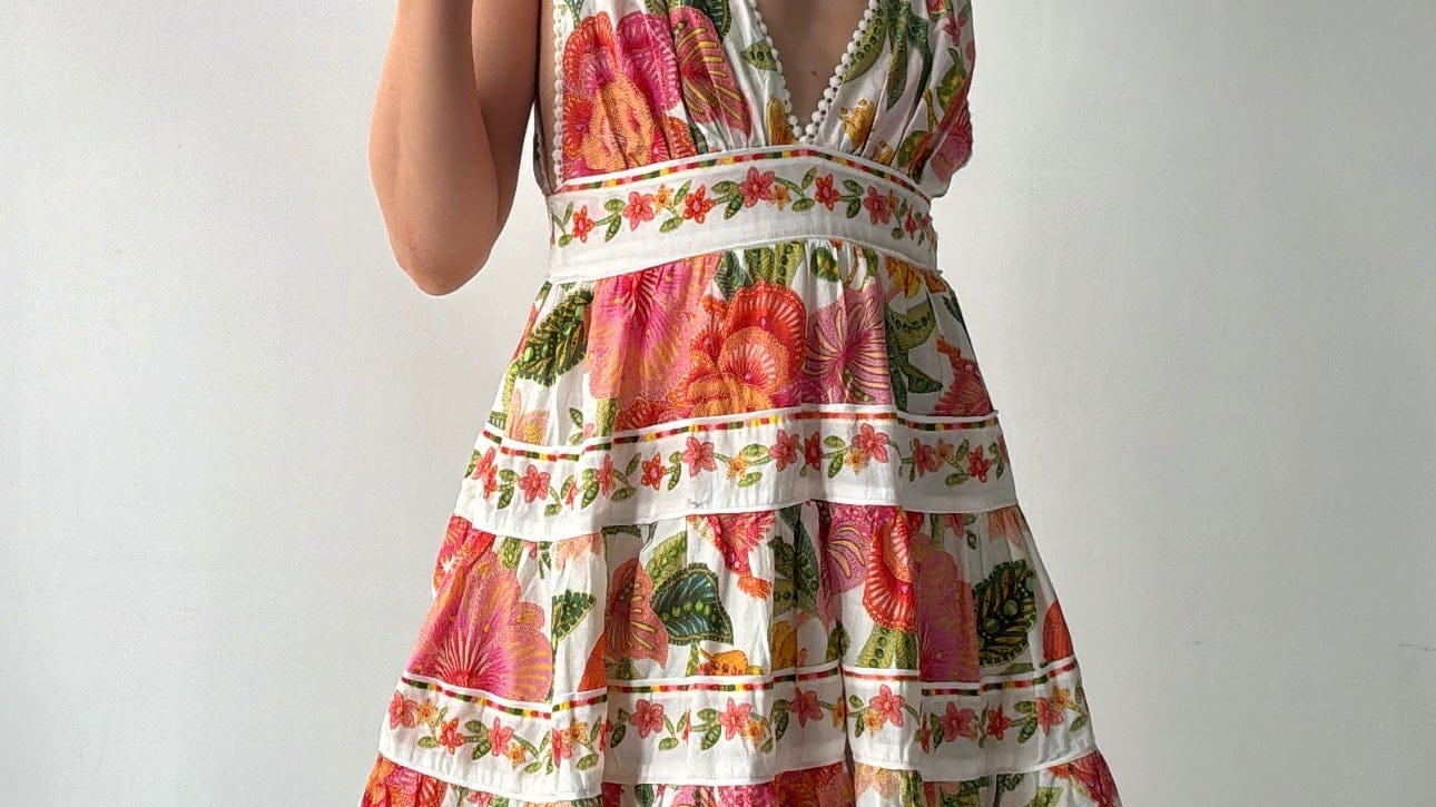 Farm Rio Dress Farm Rio Hidden Parrot Dress