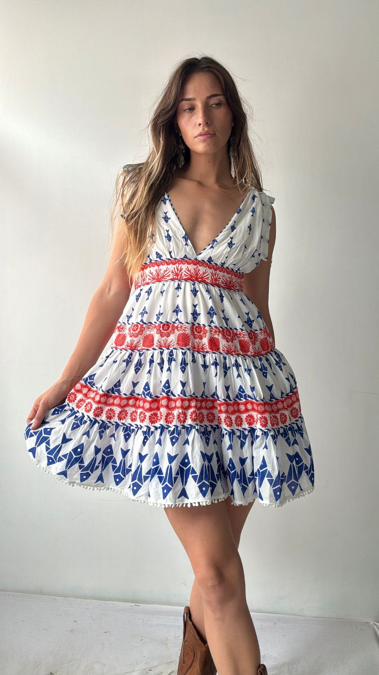 Farm Rio Dress Farm Rio Into the Ocean Dress