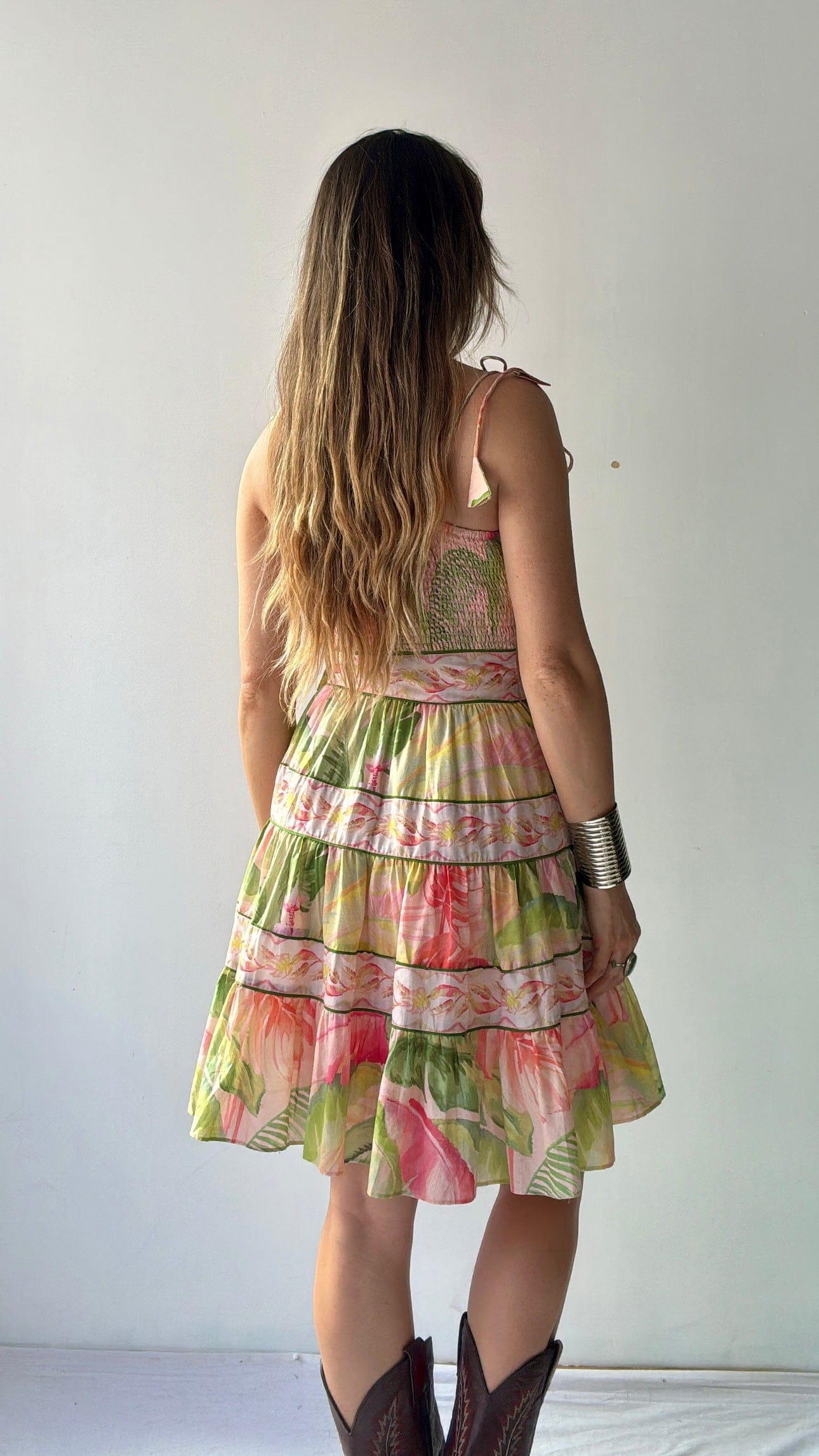 Farm Rio Dress Farm Rio Leaf Mini Dress