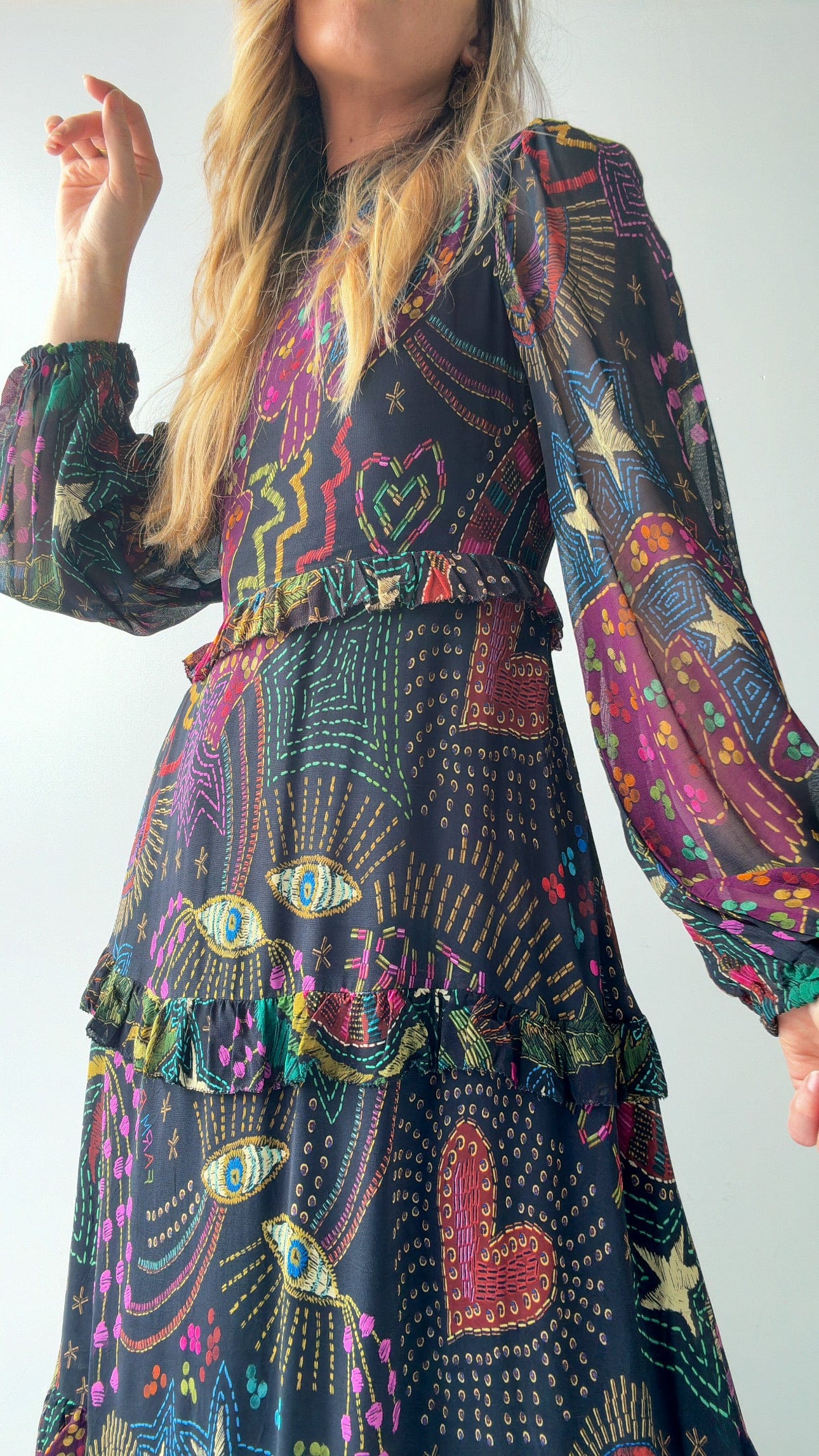 Farm Rio Dress Farm Rio Love Maxi Dress