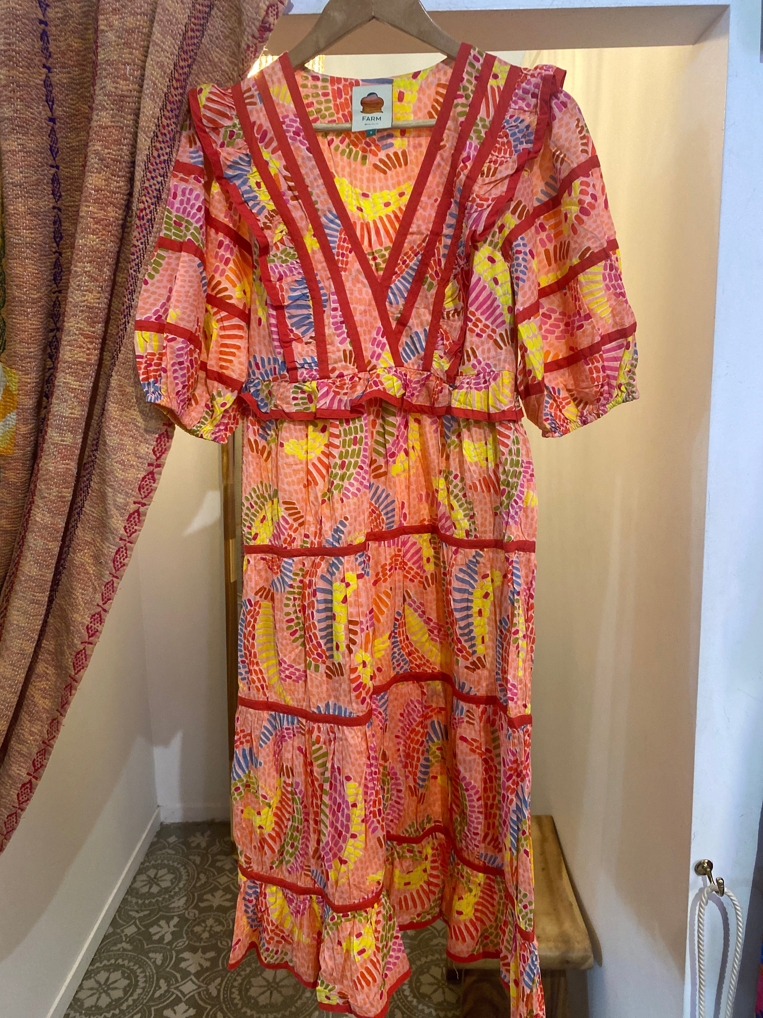 Farm Rio Dress Farm Rio Mexi Midi Dress