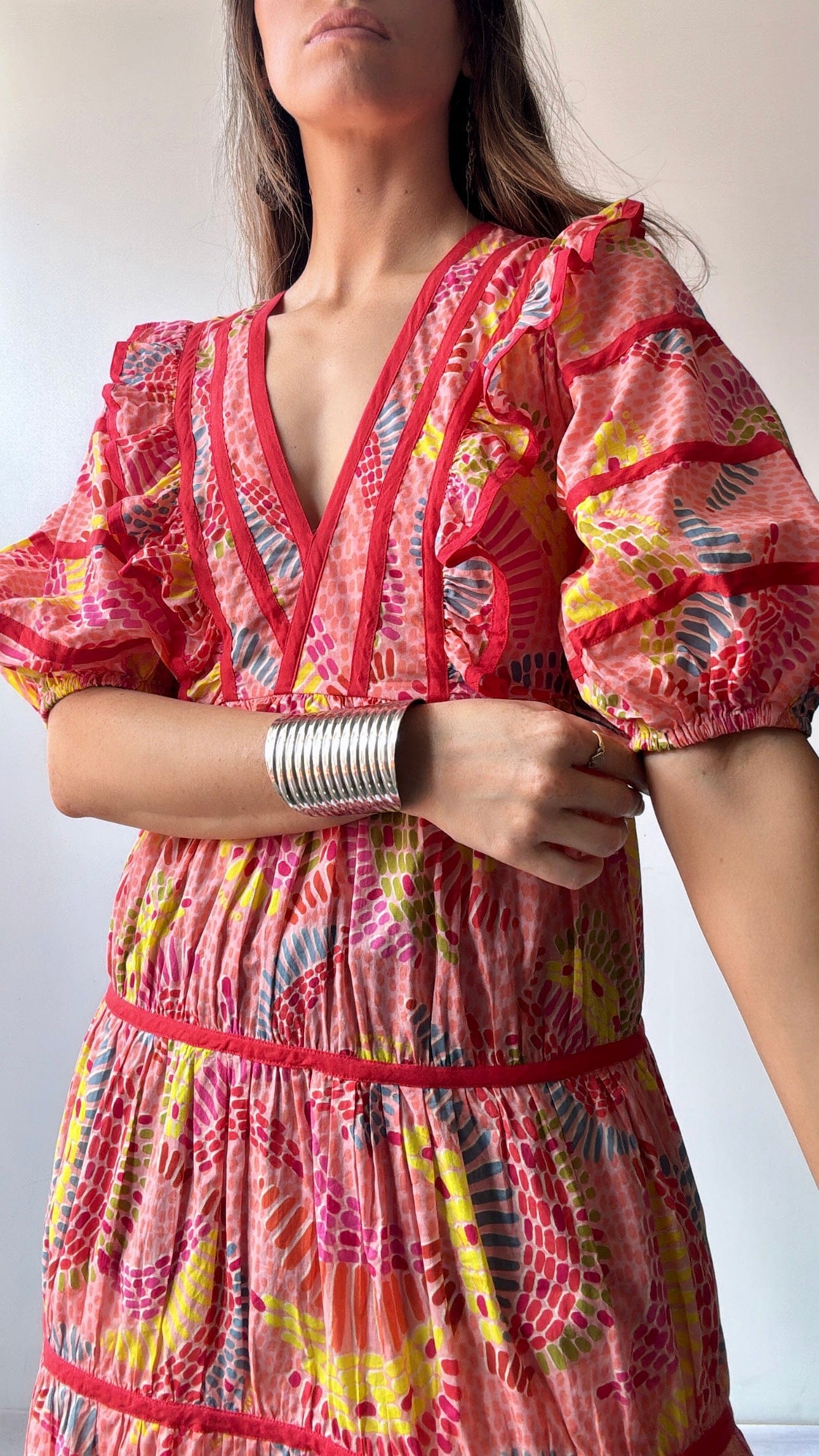 Farm Rio Dress Farm Rio Mexi Midi Dress