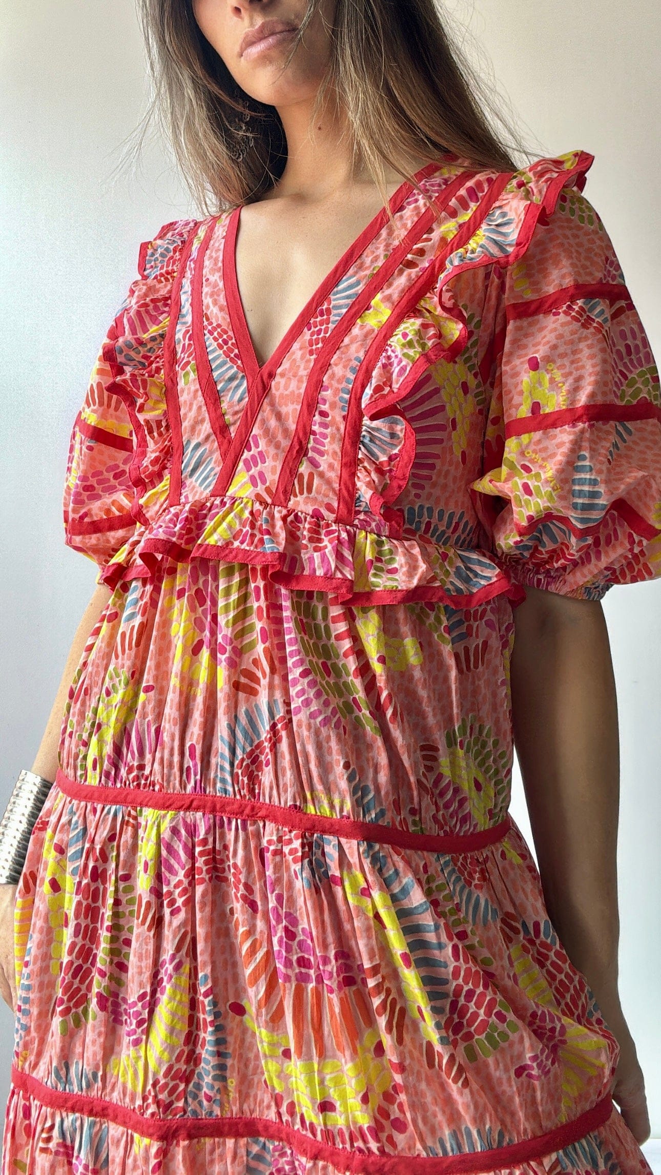Farm Rio Dress Farm Rio Mexi Midi Dress