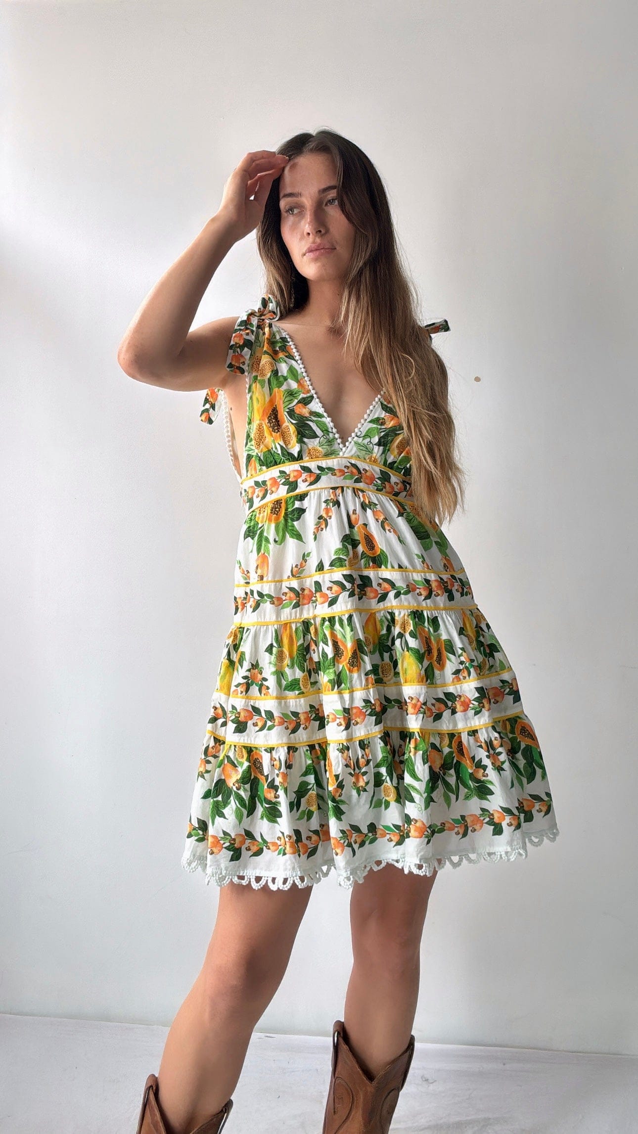 Farm Rio Dress Farm Rio Papaya Dress