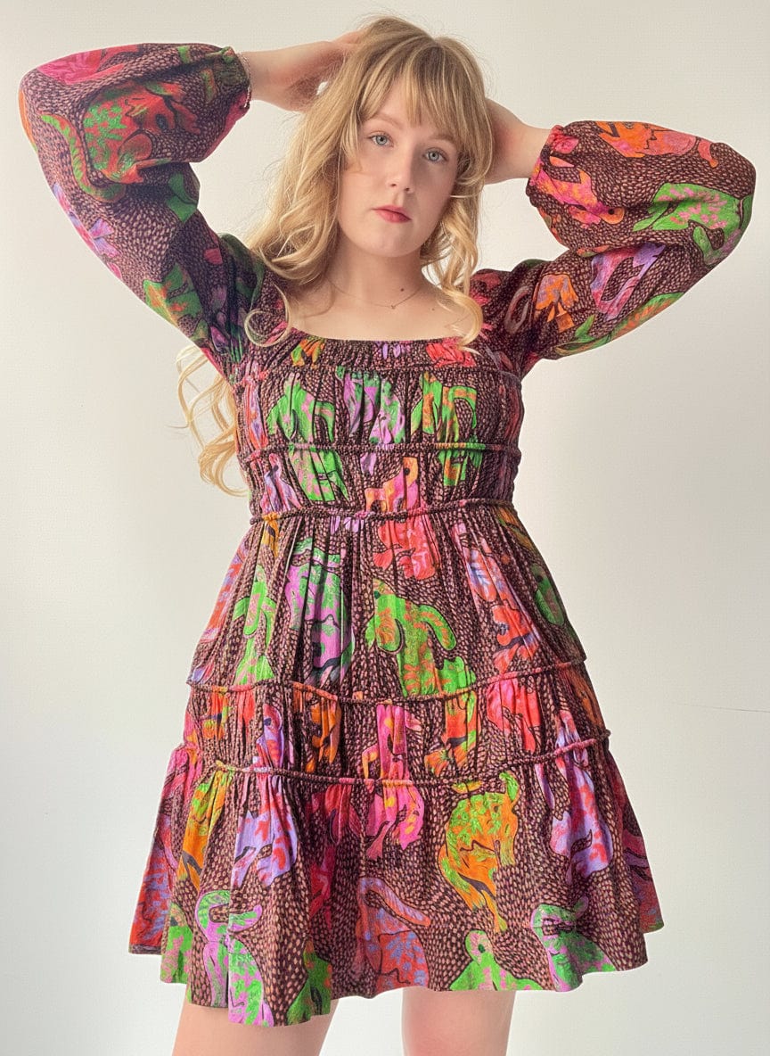 Farm Rio Dress Farm Rio Parade Mini Dress