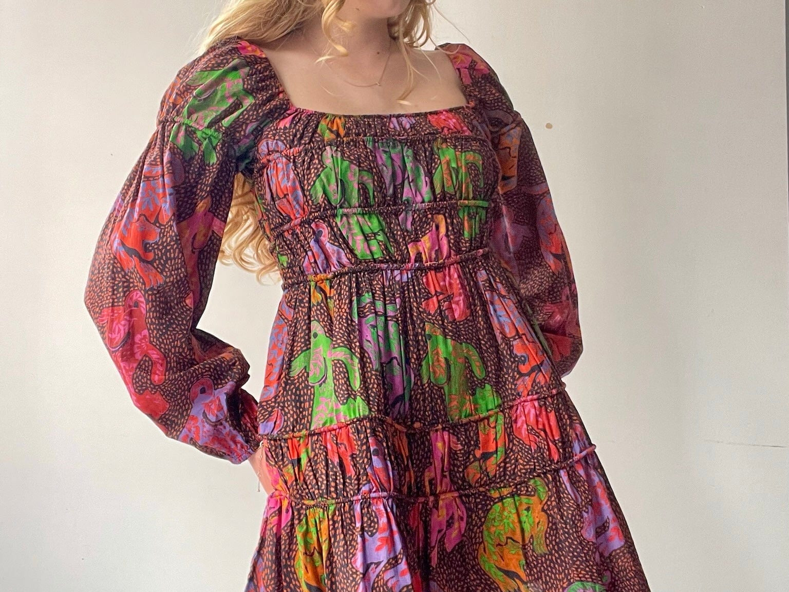 Farm Rio Dress Farm Rio Parade Mini Dress