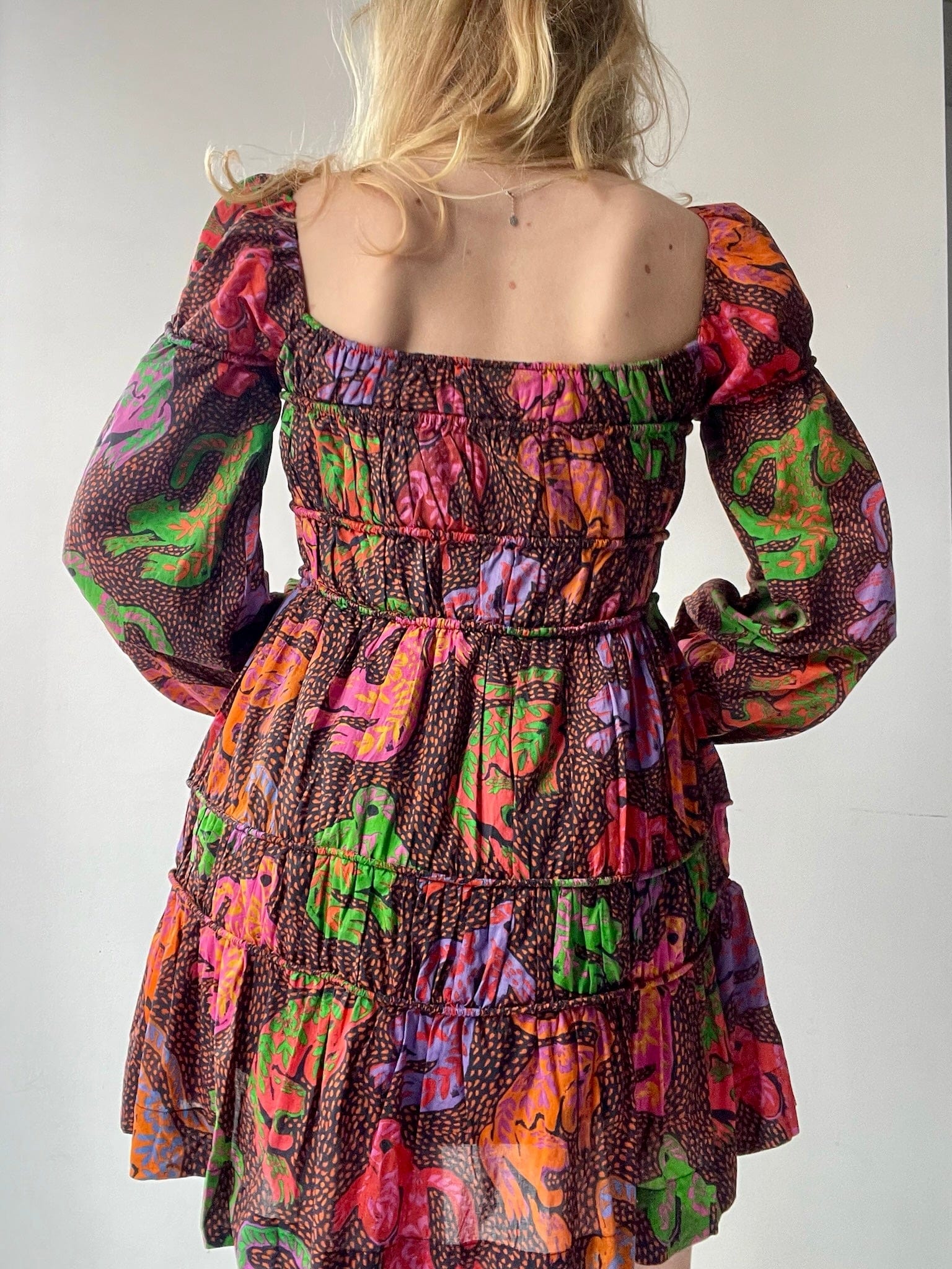 Farm Rio Dress Farm Rio Parade Mini Dress