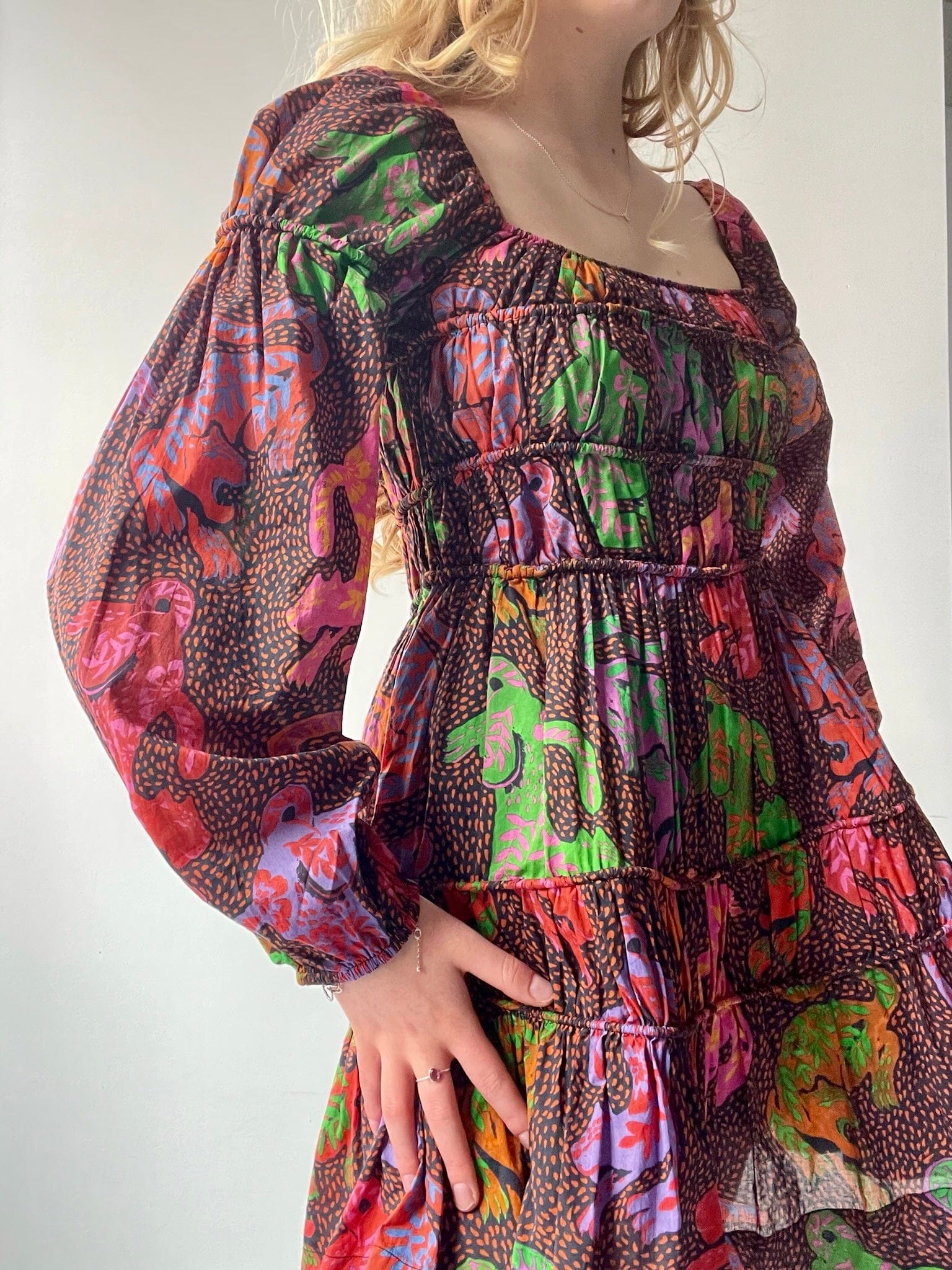 Farm Rio Dress Farm Rio Parade Mini Dress