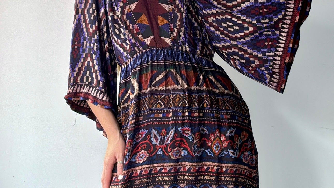 Farm Rio Dress Farm Rio Peace Maxi Dress