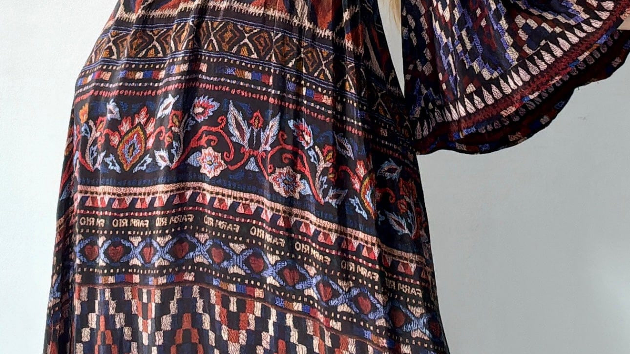 Farm Rio Dress Farm Rio Peace Maxi Dress