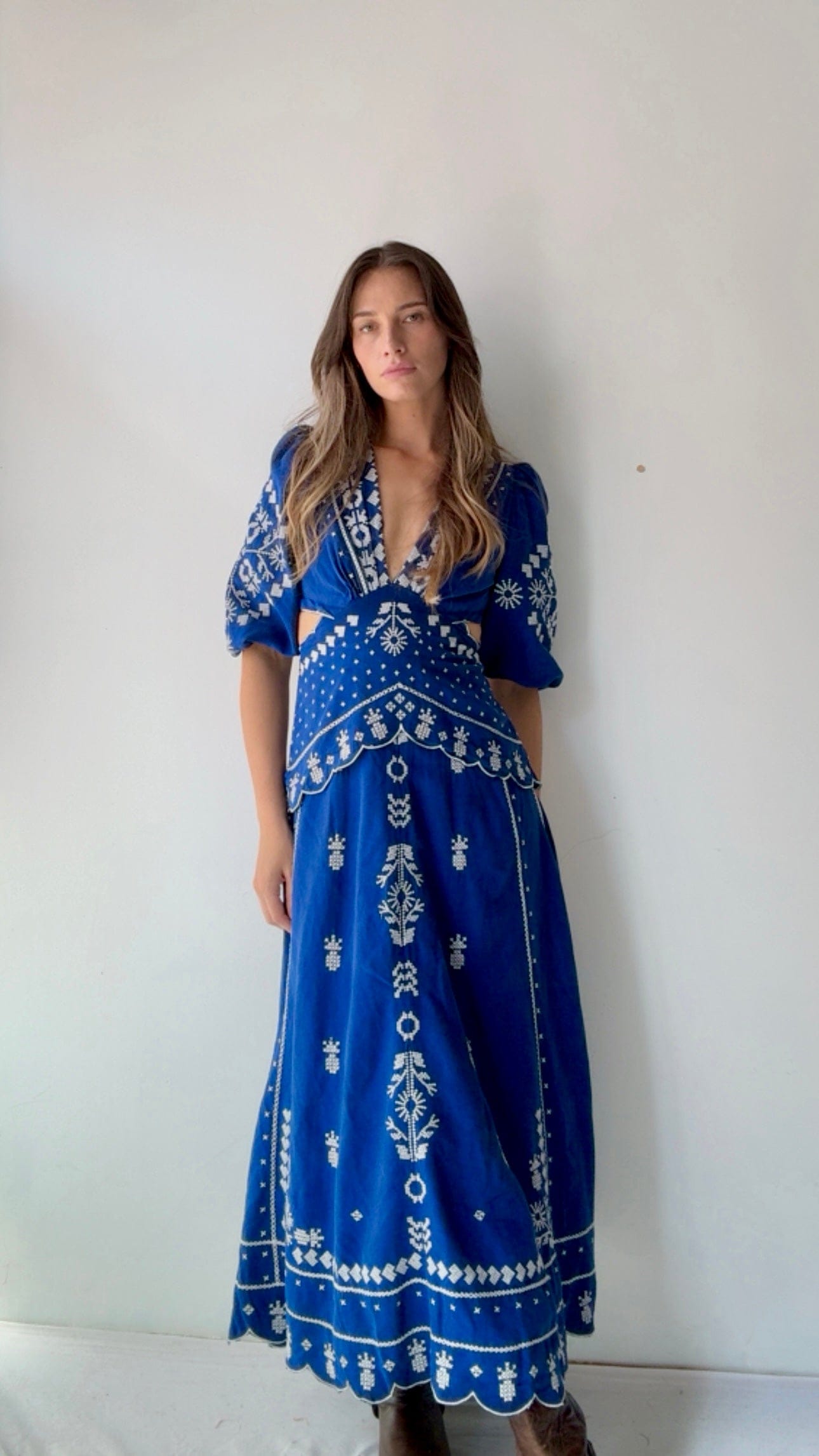 Farm Rio Dress Farm Rio Pineapple Snowflake Dress