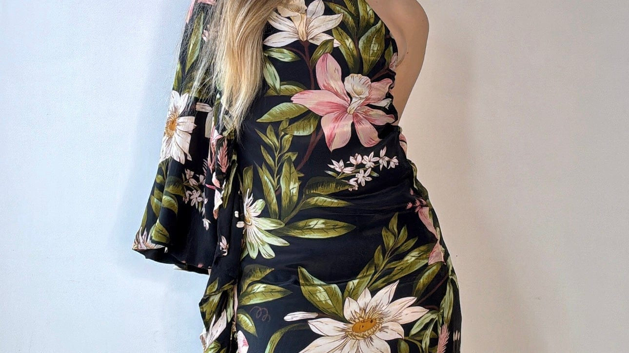 Farm Rio Dress Farm Rio Rosette Maxi Dress