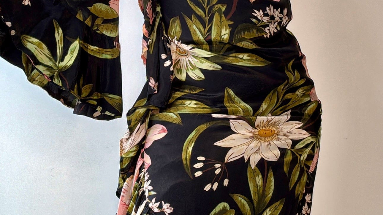 Farm Rio Dress Farm Rio Rosette Maxi Dress