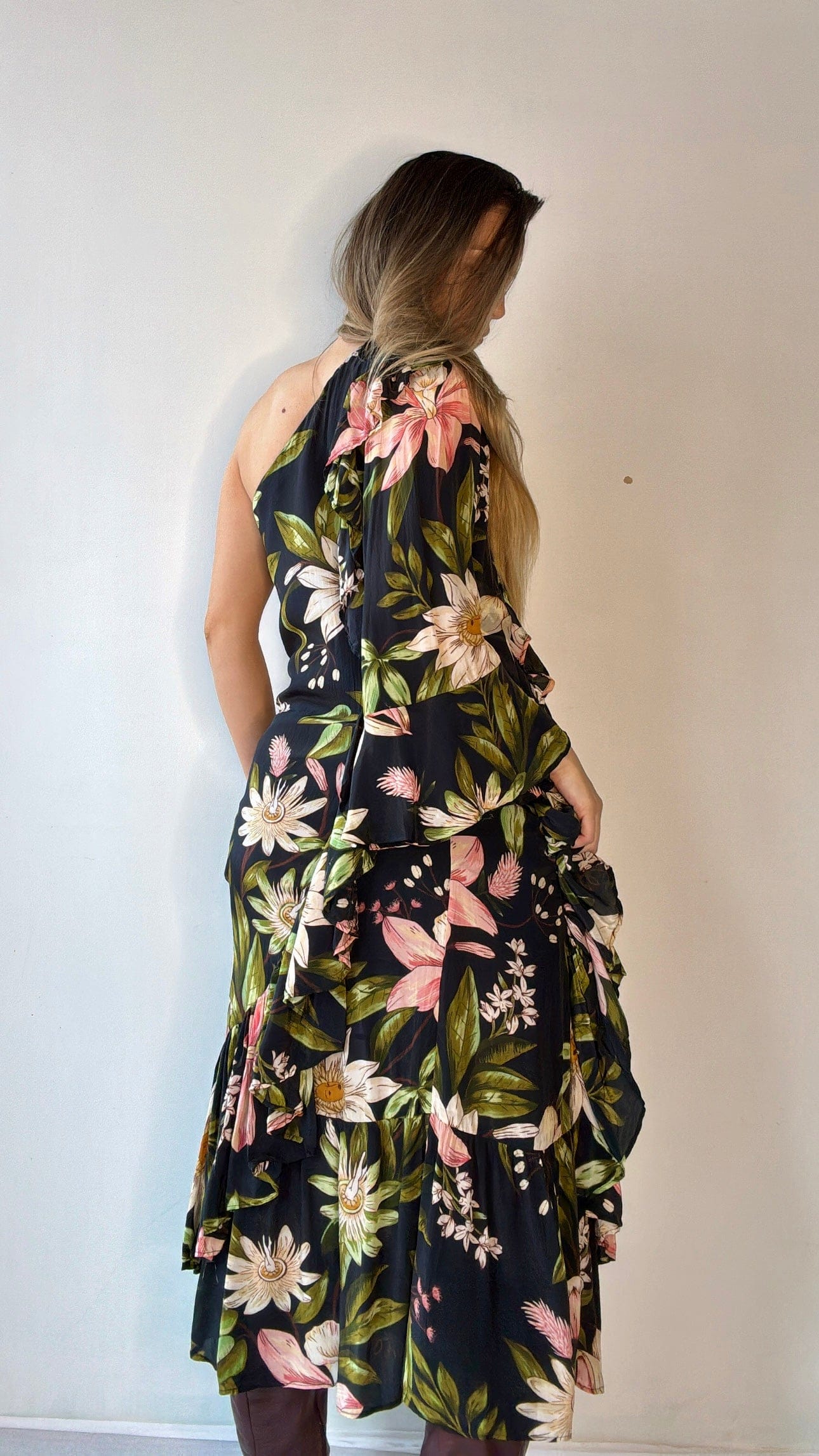 Farm Rio Dress Farm Rio Rosette Maxi Dress