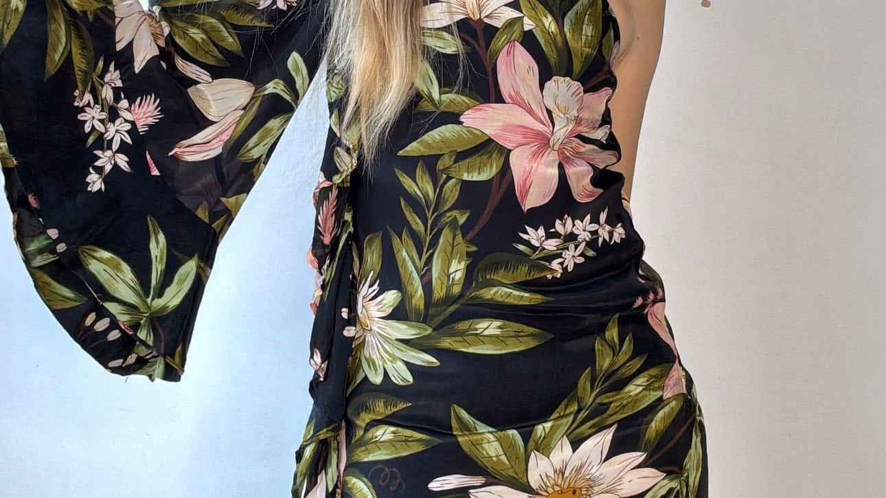 Farm Rio Dress Farm Rio Rosette Maxi Dress