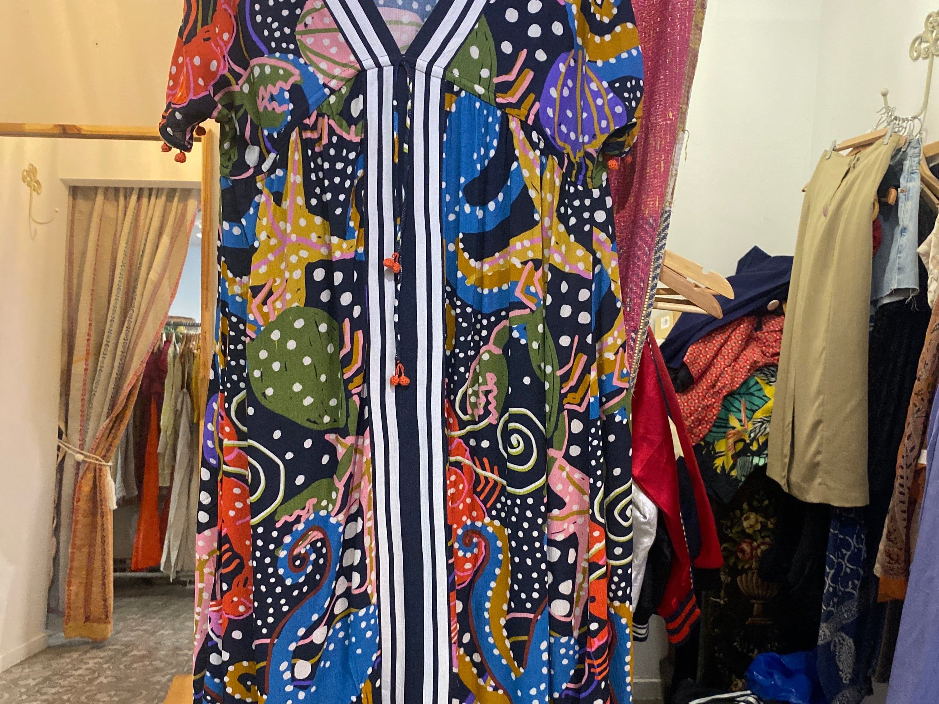 Farm Rio Dress Farm Rio Sea Midi Dress