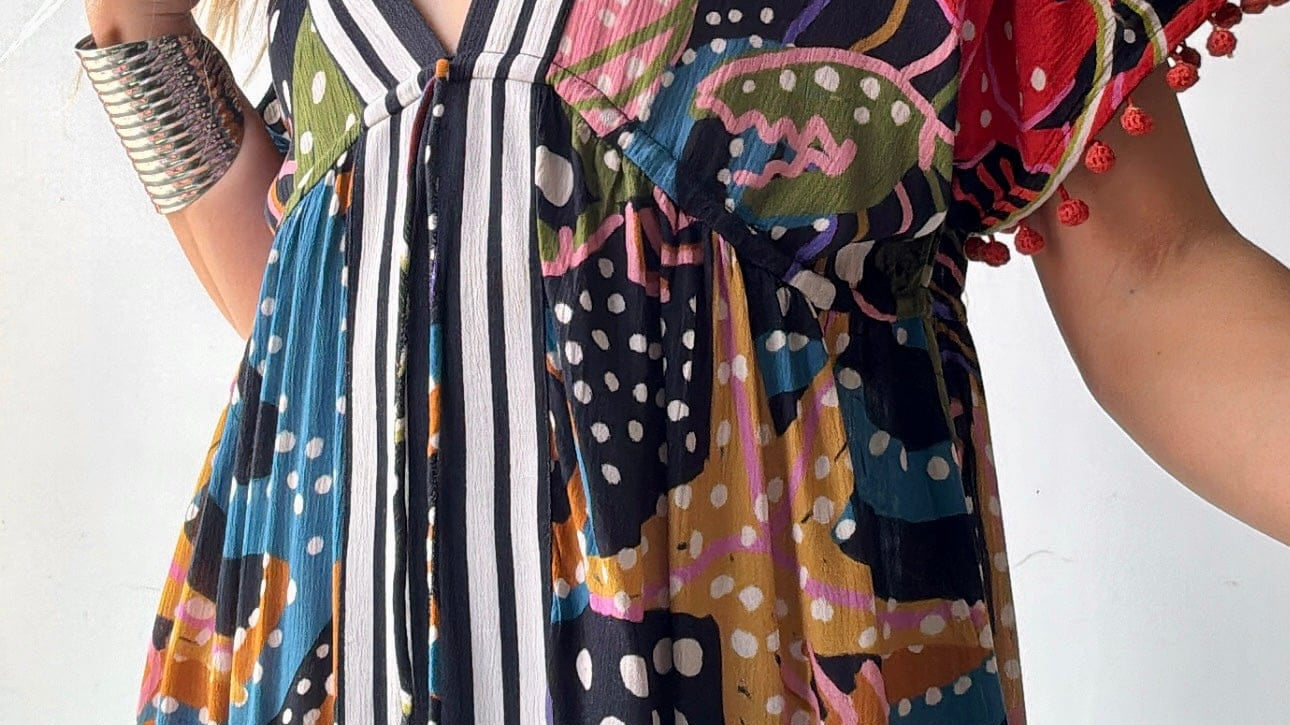 Farm Rio Dress Farm Rio Sea Midi Dress