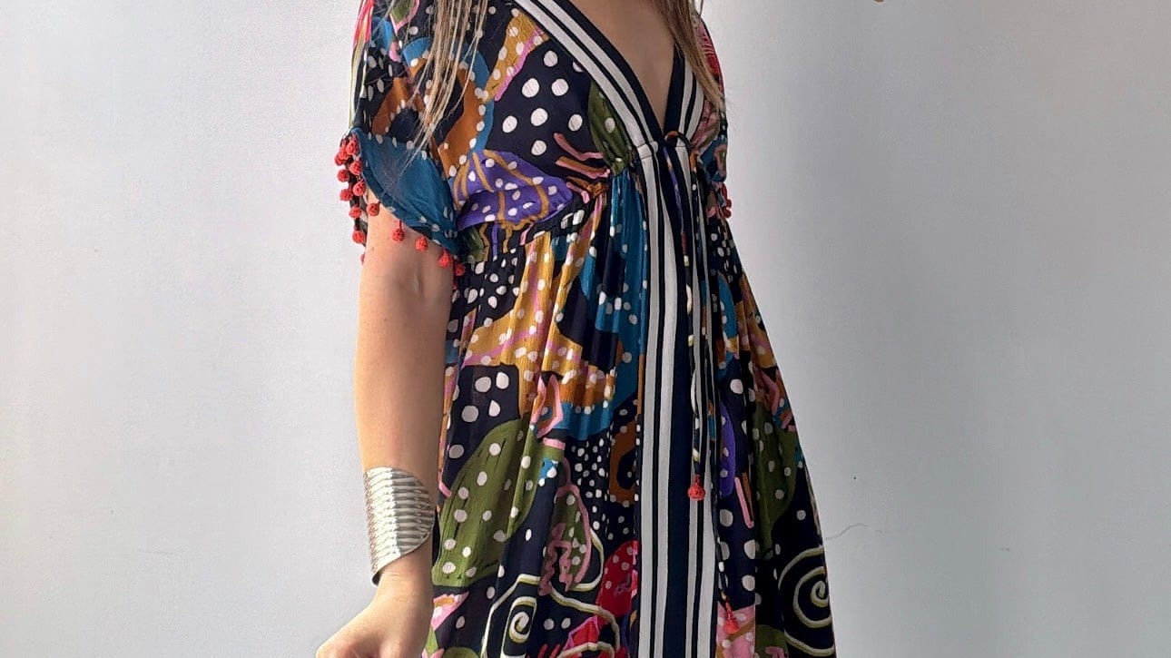 Farm Rio Dress Farm Rio Sea Midi Dress