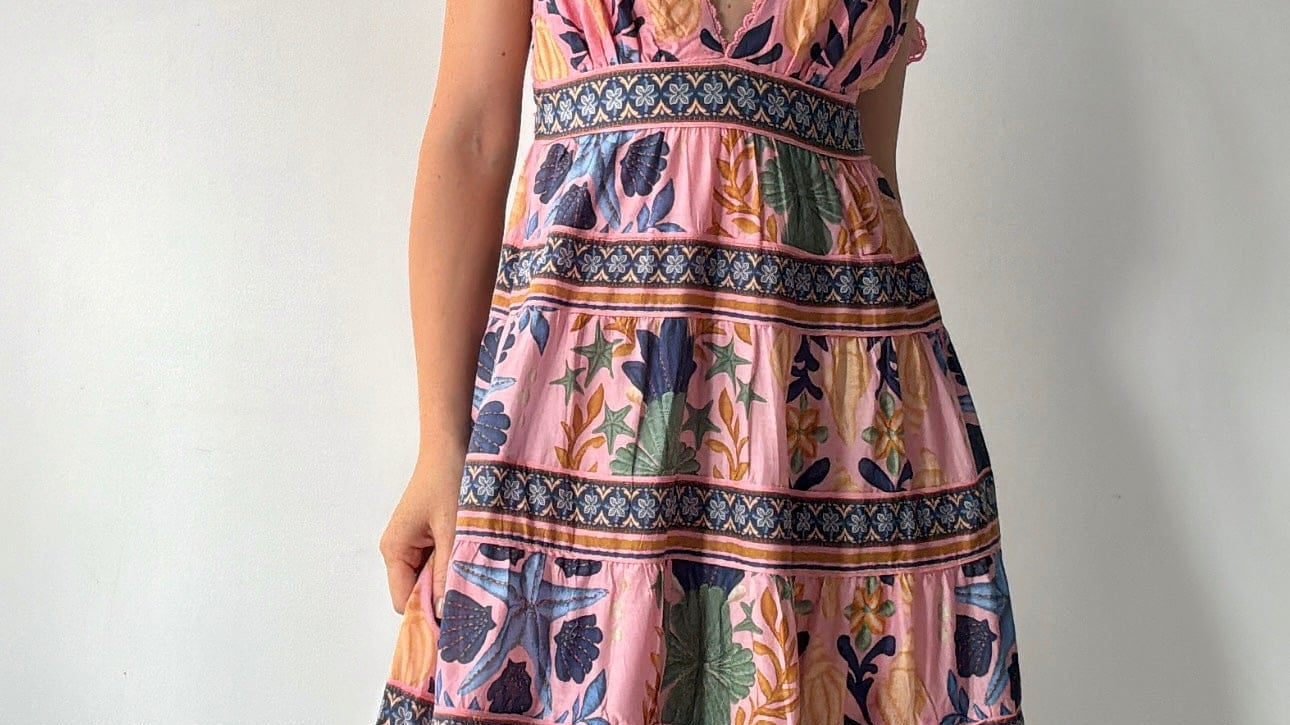 Farm Rio Dress Farm Rio Shells Midi Dress