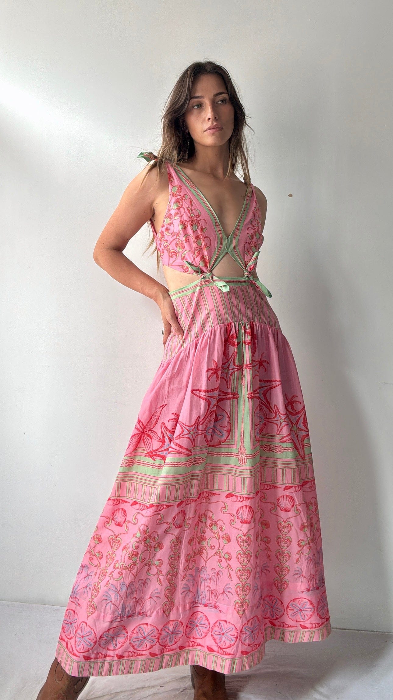 Farm Rio Dress Farm Rio Vacay Midi Dress