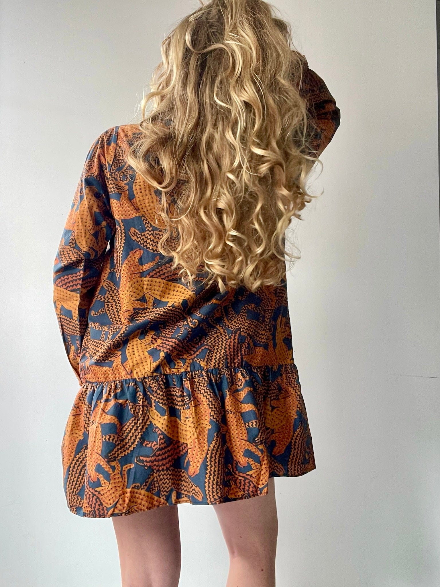 Farm Rio Farm Rio Big Cat Dress