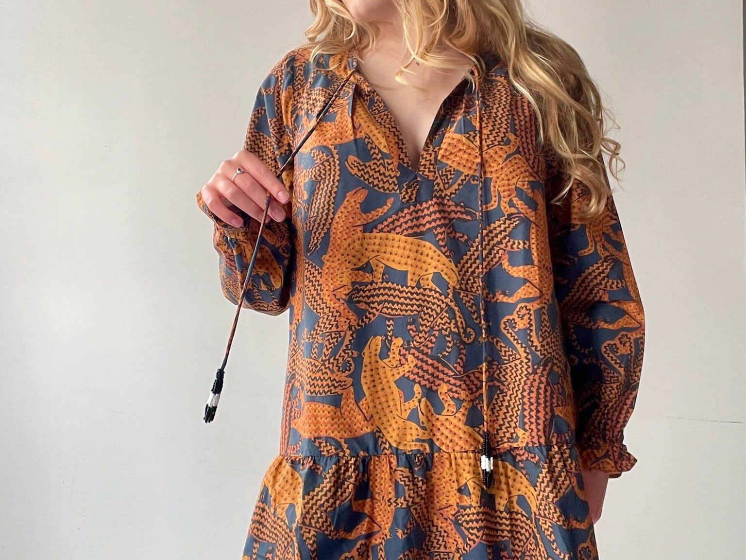 Farm Rio Farm Rio Big Cat Dress