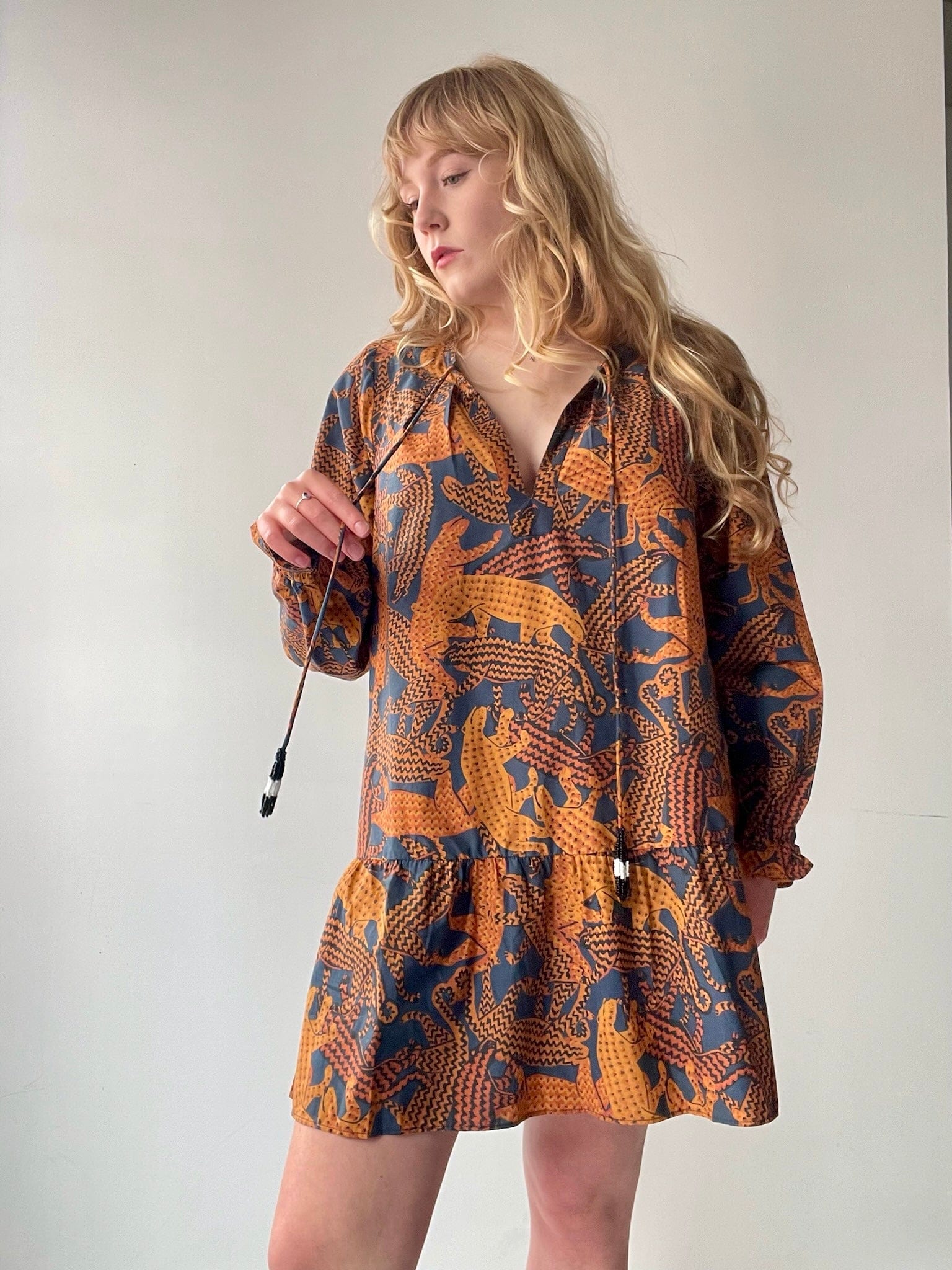 Farm Rio Farm Rio Big Cat Dress