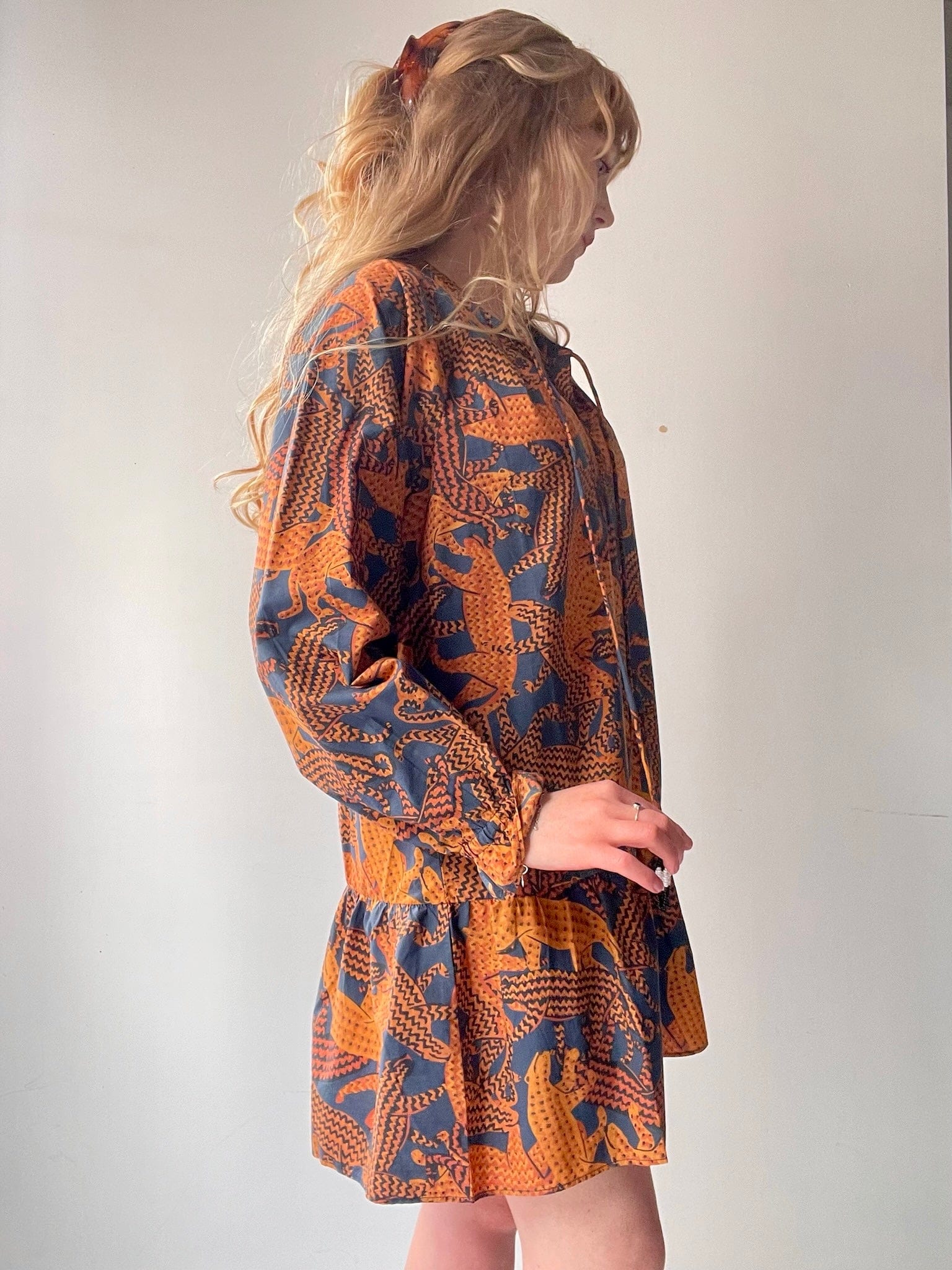 Farm Rio Farm Rio Big Cat Dress