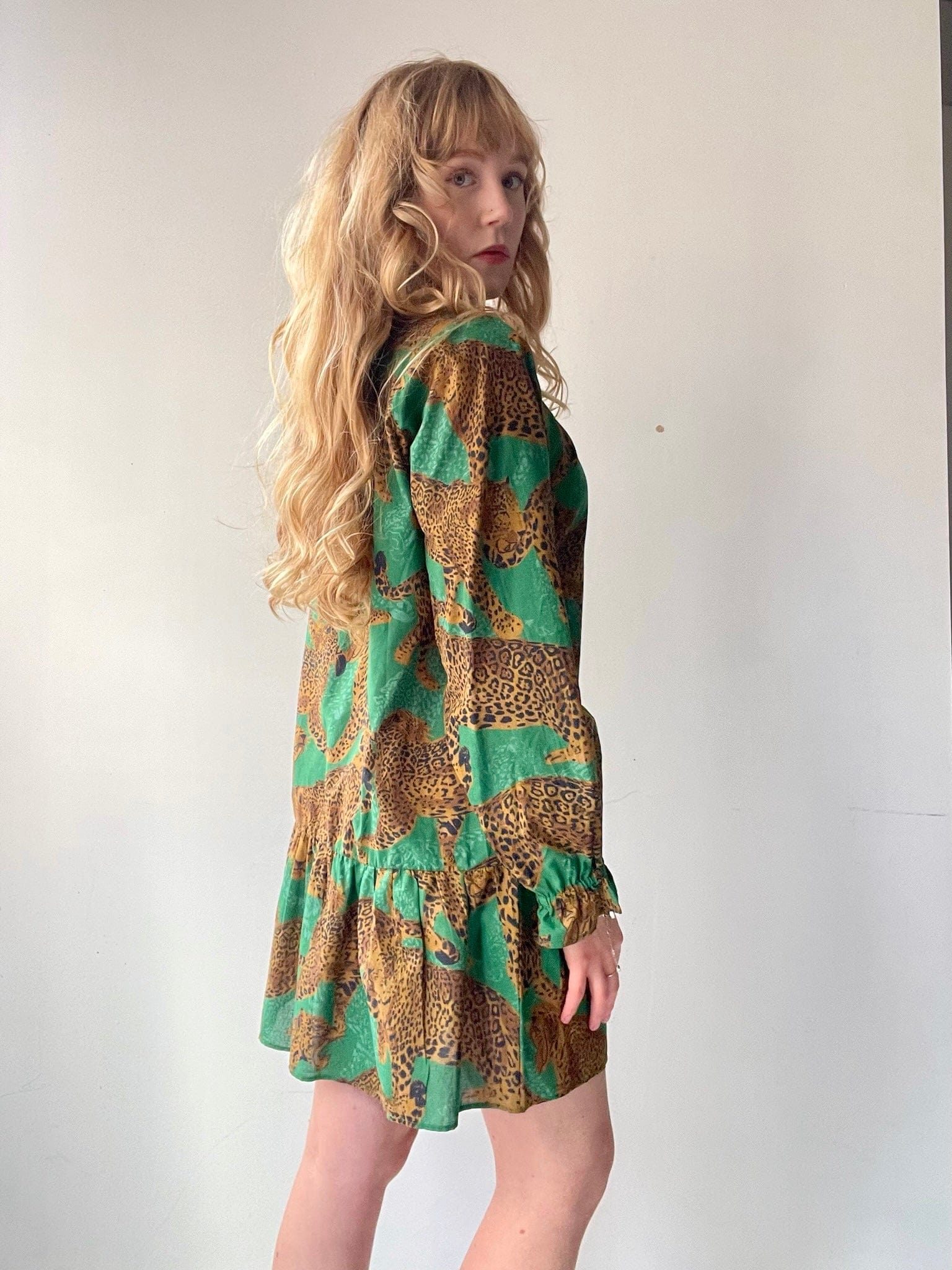 Farm Rio Farm Rio Big Cat Jungle Dress