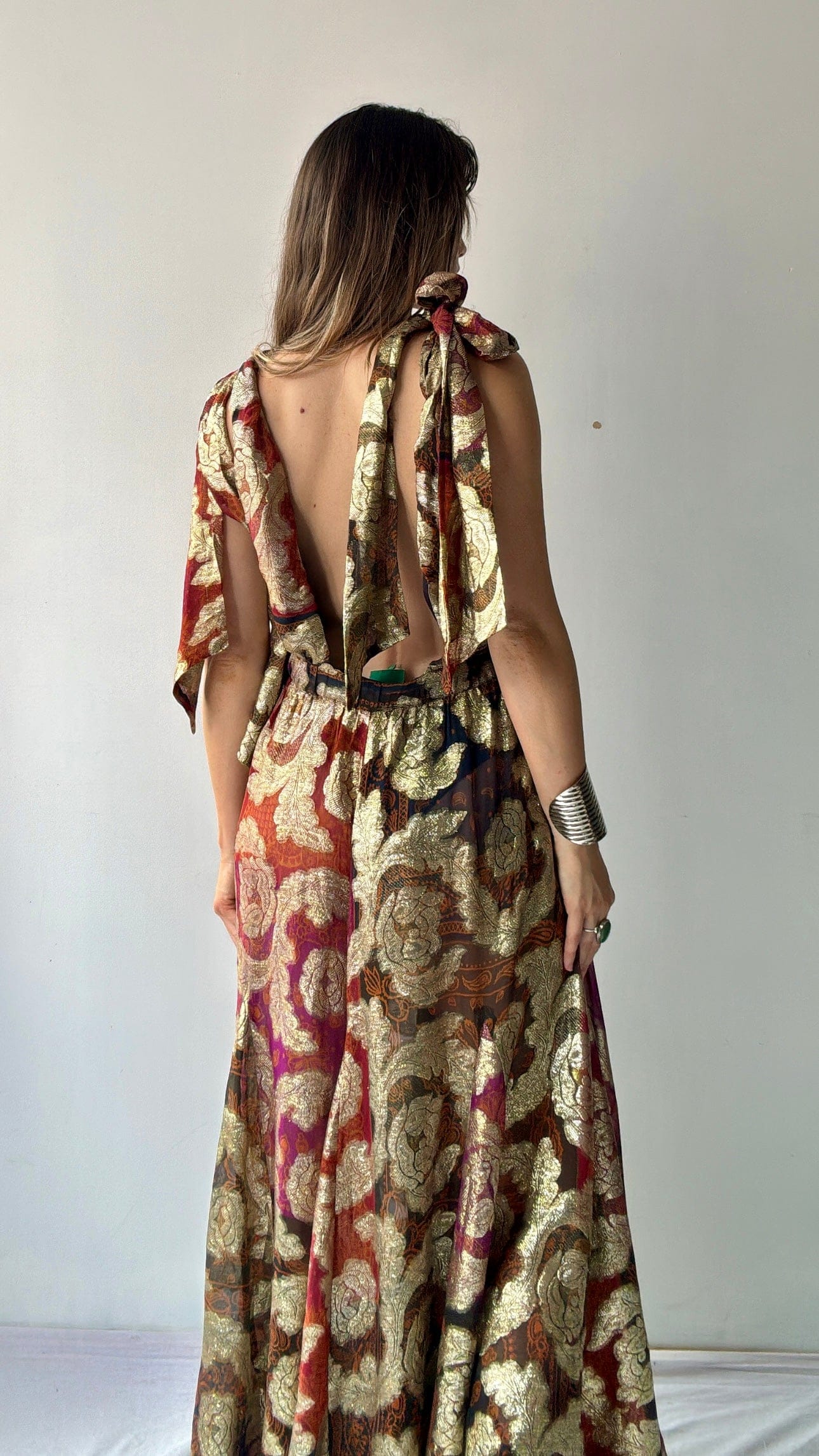 Farm Rio Farm Rio Golden Goddess Dress