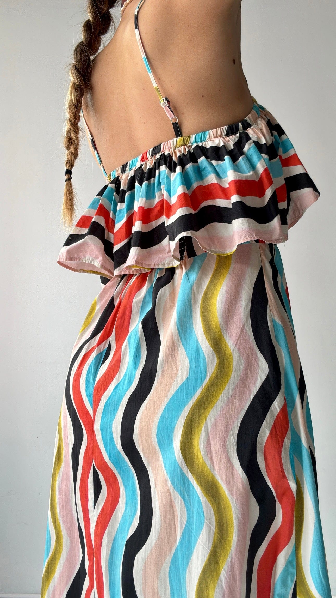 Farm Rio Farm Rio Lines Dress