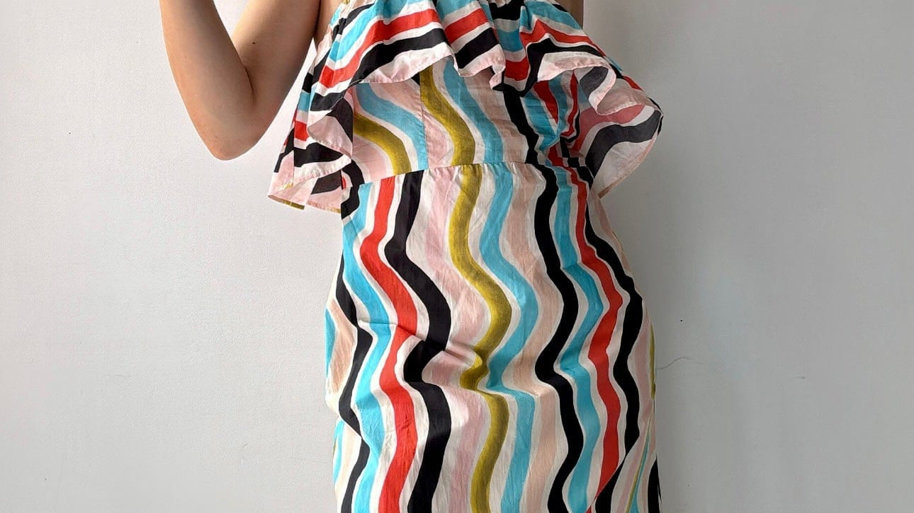 Farm Rio Farm Rio Lines Dress