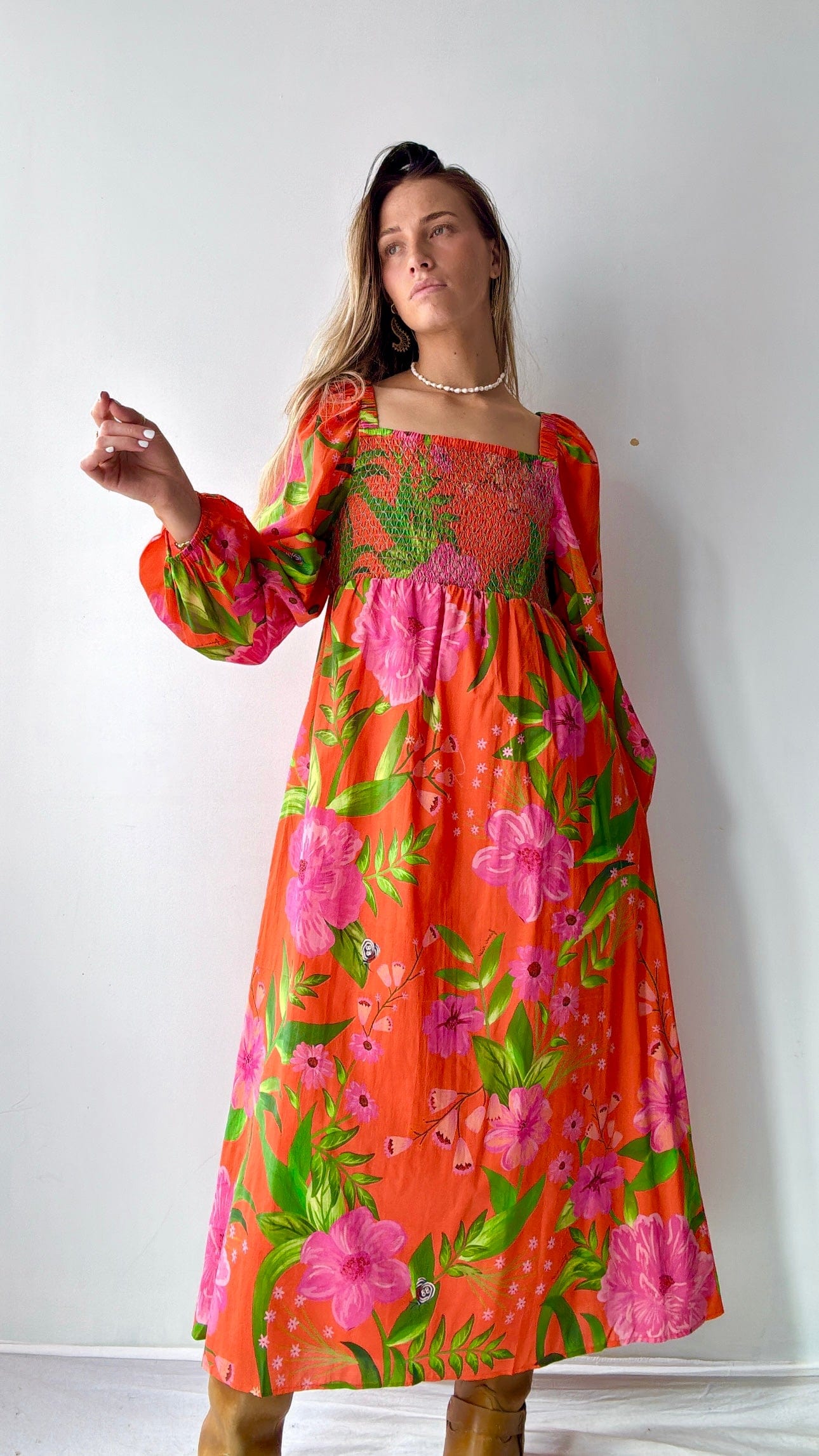 Farm Rio Farm Rio Tropics Dress O/G