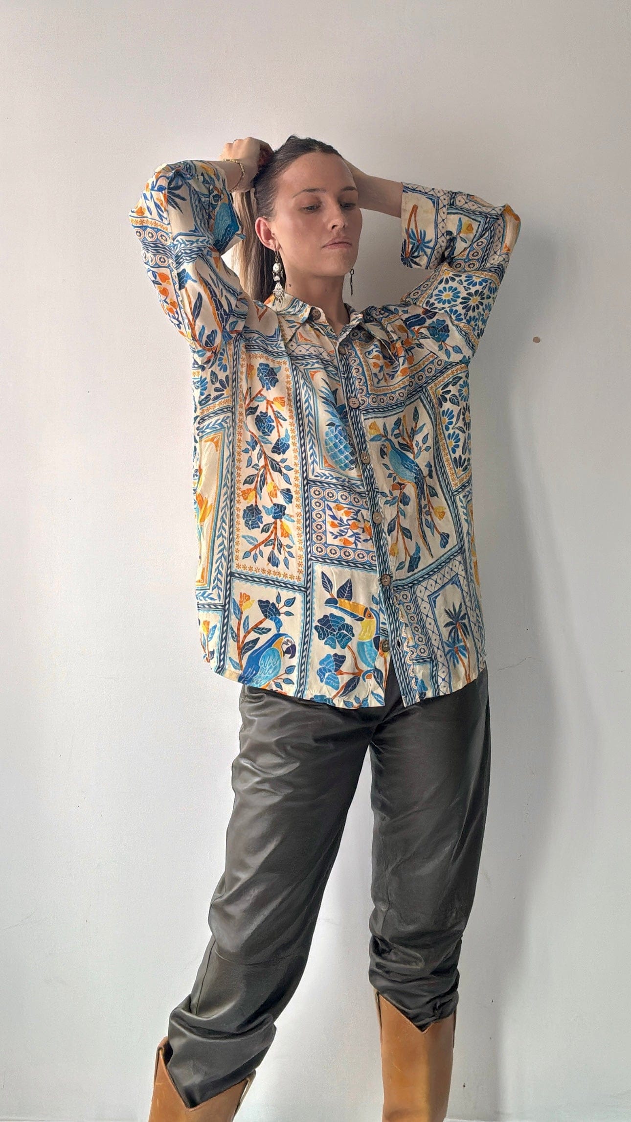Farm Rio Bird Shirt, Farm Rio, Sistergolden
