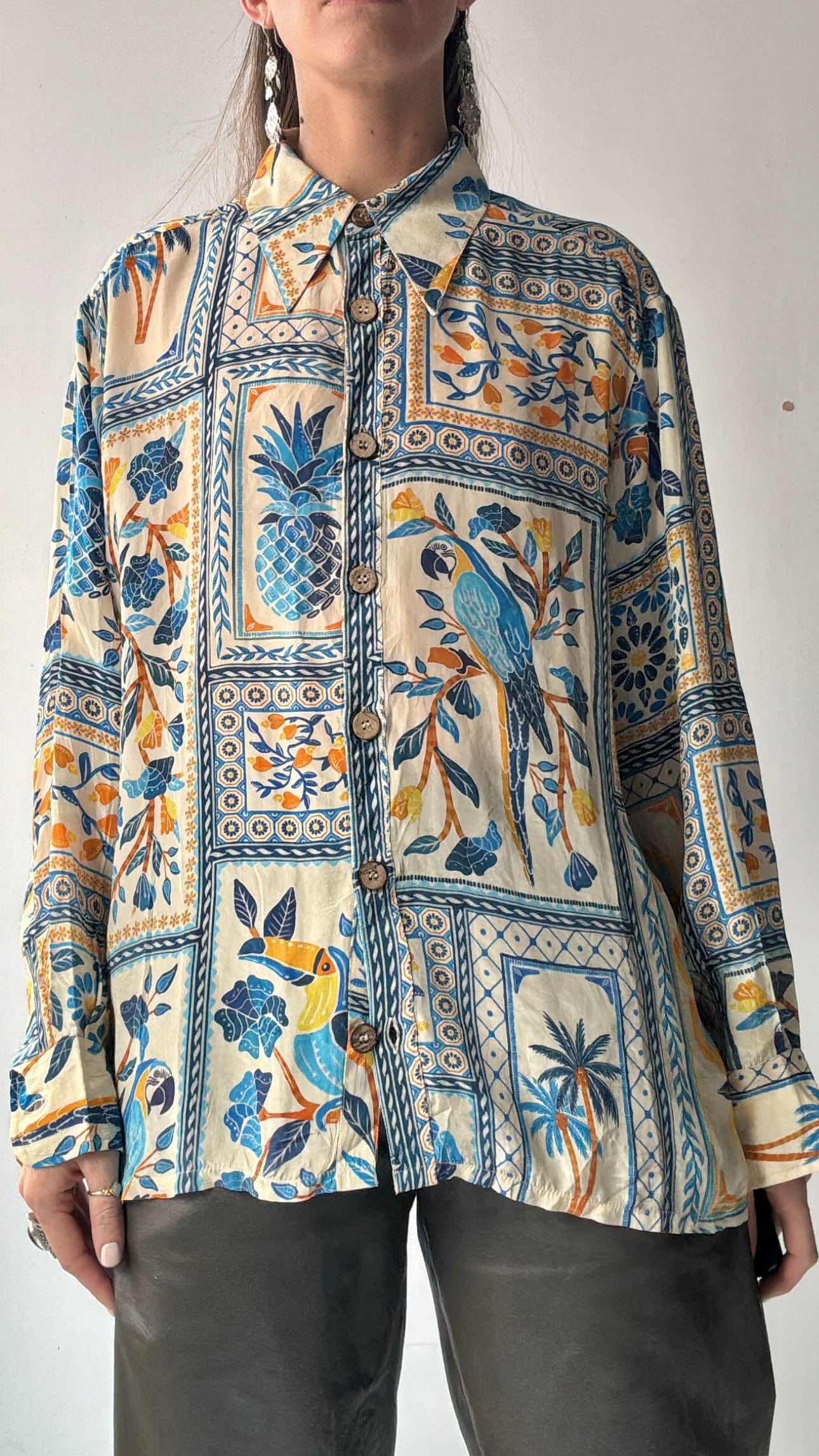 Farm Rio Bird Shirt, Farm Rio, Sistergolden