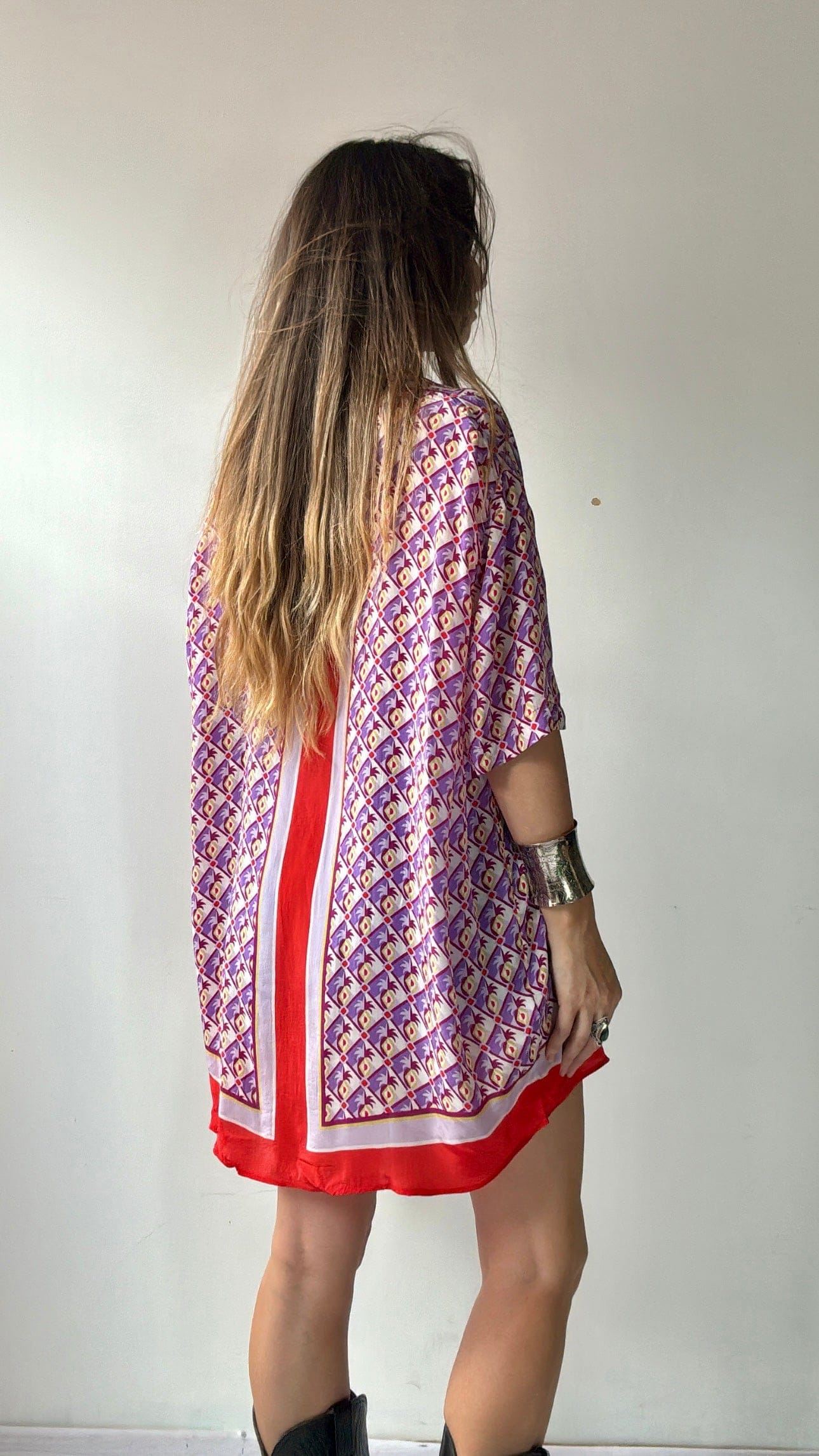 Farm Rio Shirts Farm Rio Pineapple Scarf Shirt