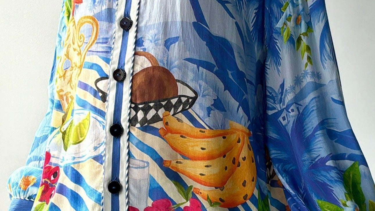 Farm Rio Shirts Farm Rio Table Scarf Shirt