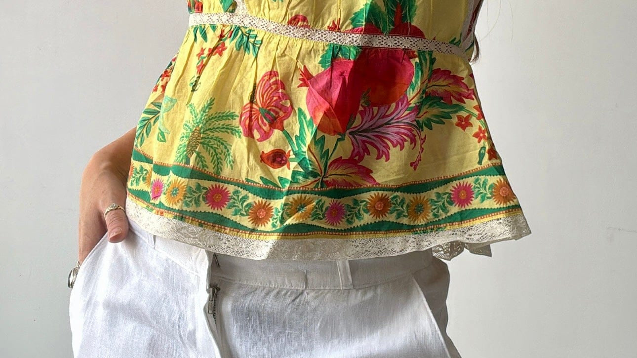 Farm Rio Tops Farm Rio Fruit Garden Top Sunflower