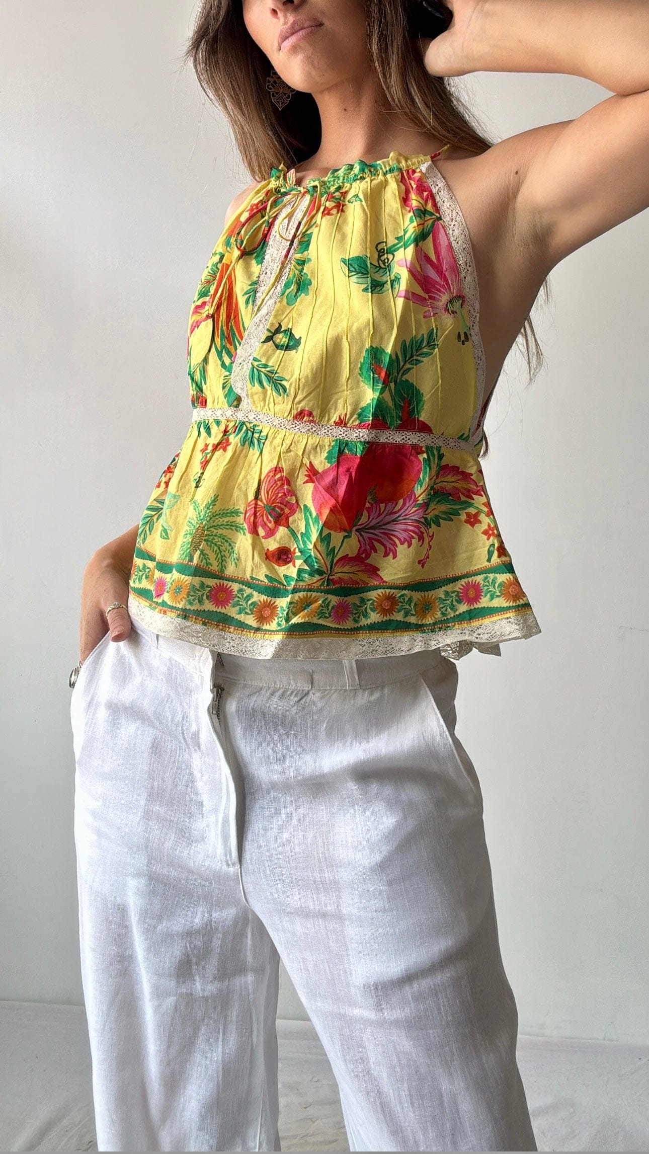 Farm Rio Tops Farm Rio Fruit Garden Top Sunflower