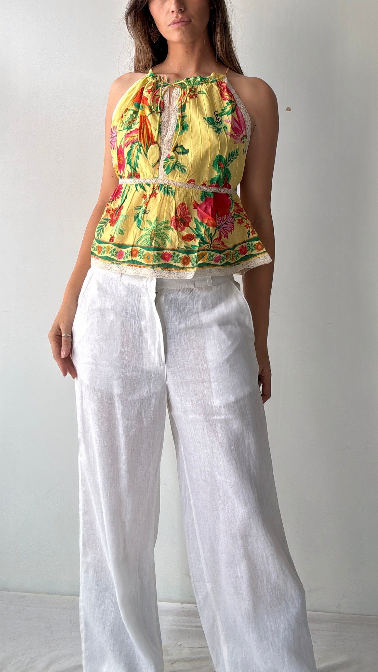 Farm Rio Tops Farm Rio Fruit Garden Top Sunflower