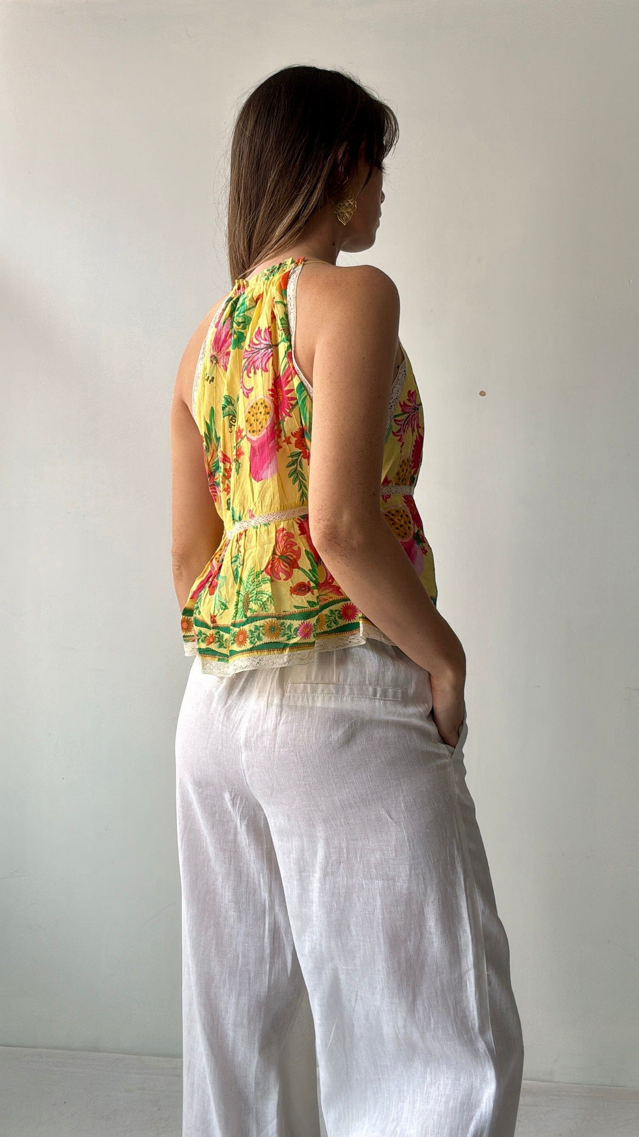 Farm Rio Tops Farm Rio Fruit Garden Top Sunflower