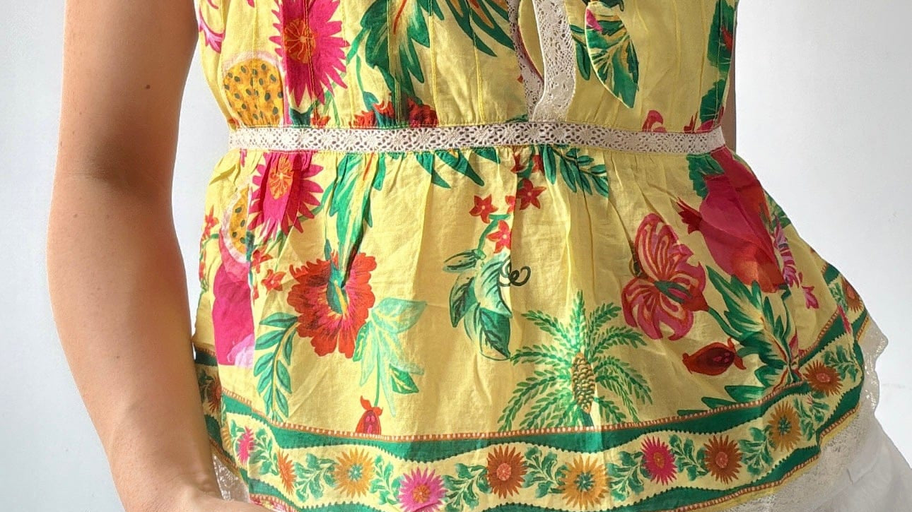 Farm Rio Tops Farm Rio Fruit Garden Top Sunflower