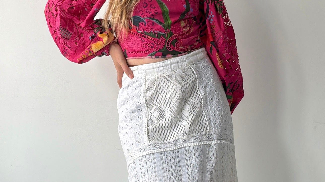 Farm Rio Tops Farm Rio Talia Top Fuchsia