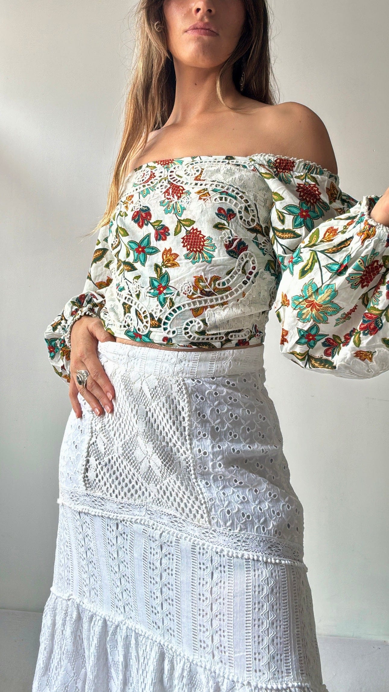 Farm Rio Tops Farm Rio Talia Top White