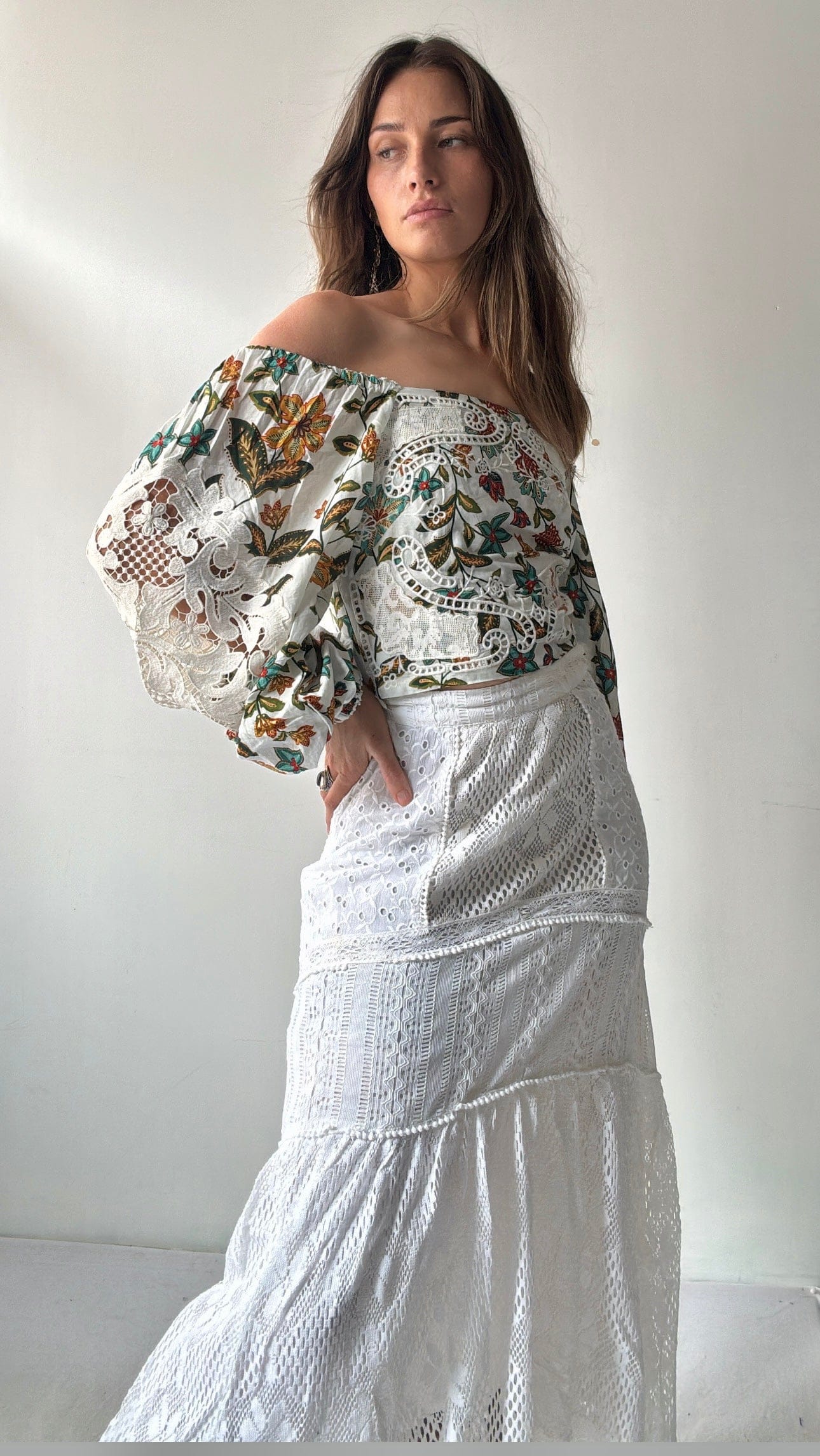 Farm Rio Tops Farm Rio Talia Top White