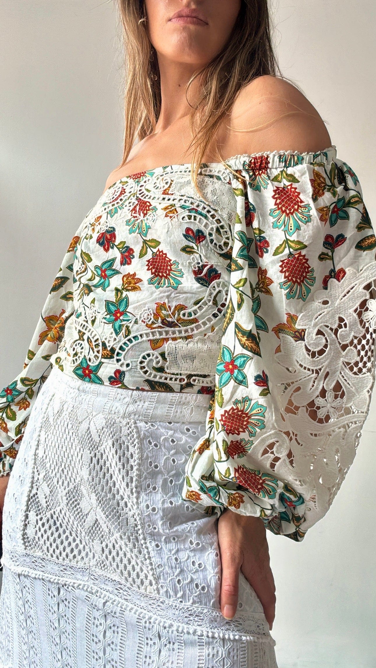 Farm Rio Tops Farm Rio Talia Top White