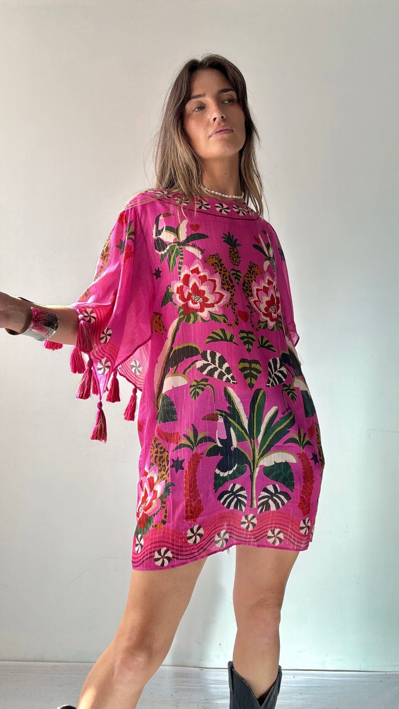Farm Rio Tops Farm Rio Toucan Kaftan