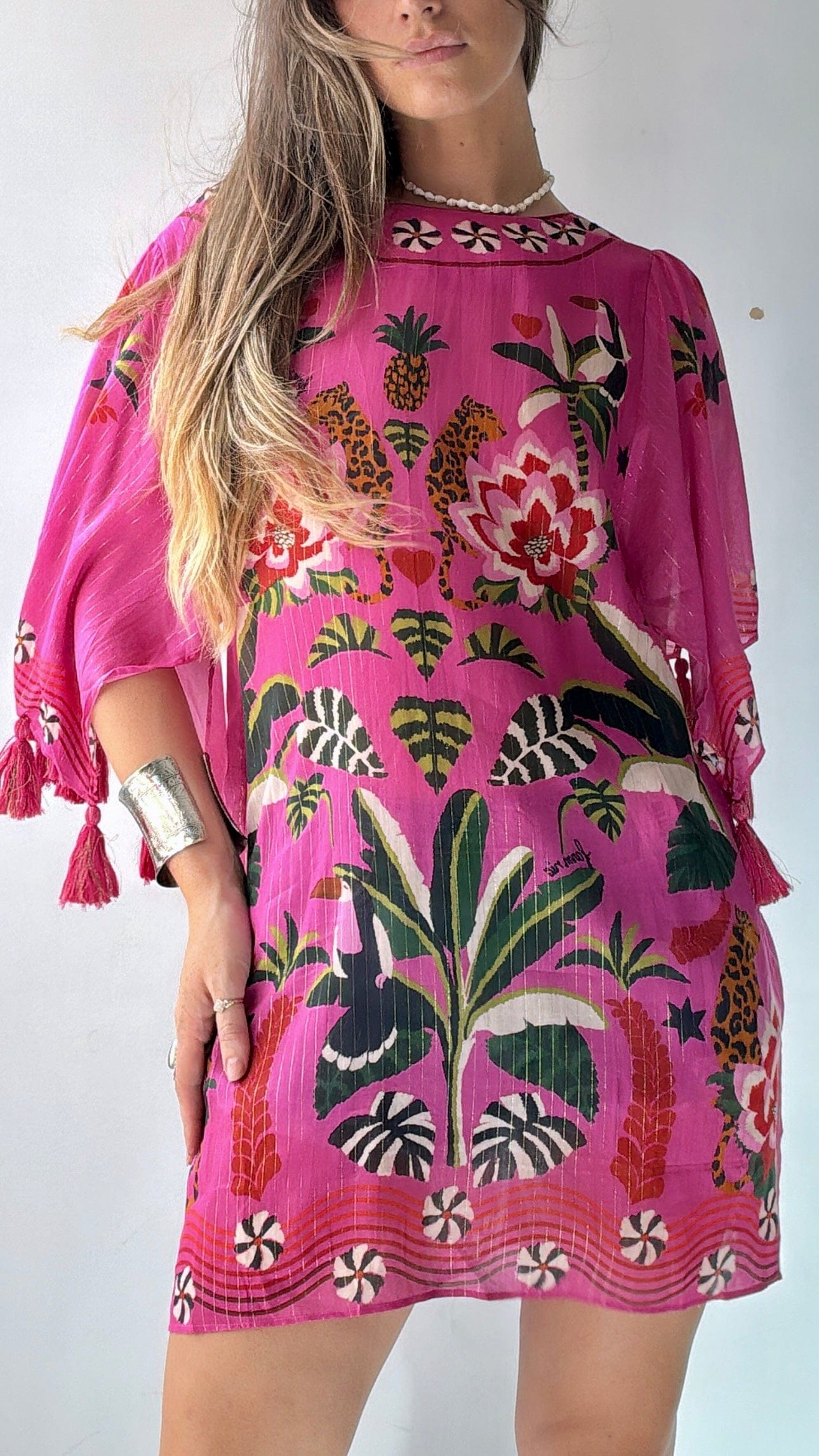 Farm Rio Tops Farm Rio Toucan Kaftan