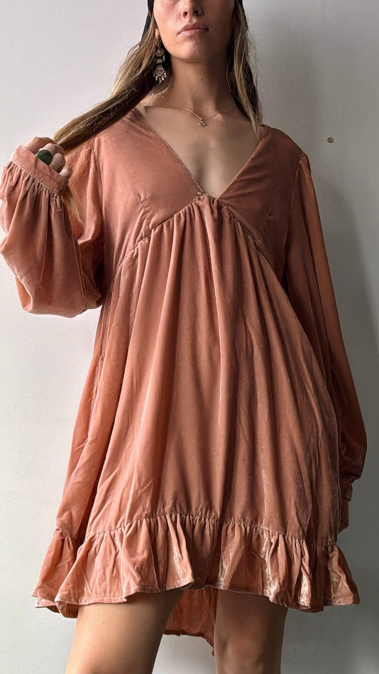 Blush Free People Dress, Free People, Sistergolden